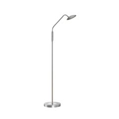 Piantana LED Tallri, colore nichel, altezza 135 cm, CCT