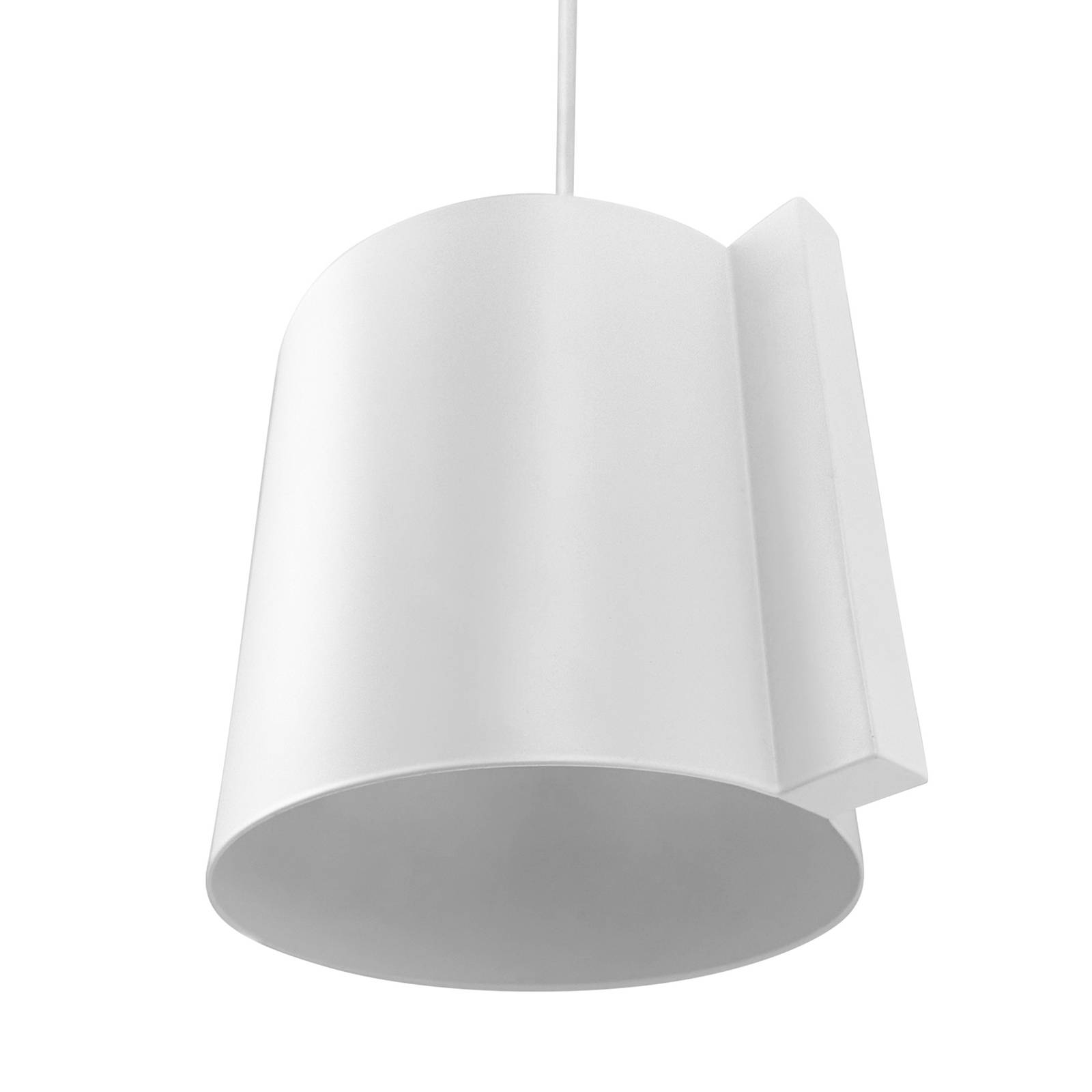 Lampa wisząca Dyberg Larsen Wum Ø 18,5 cm biała