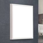 Vika LED wall light, square, white, 30 x 30 cm