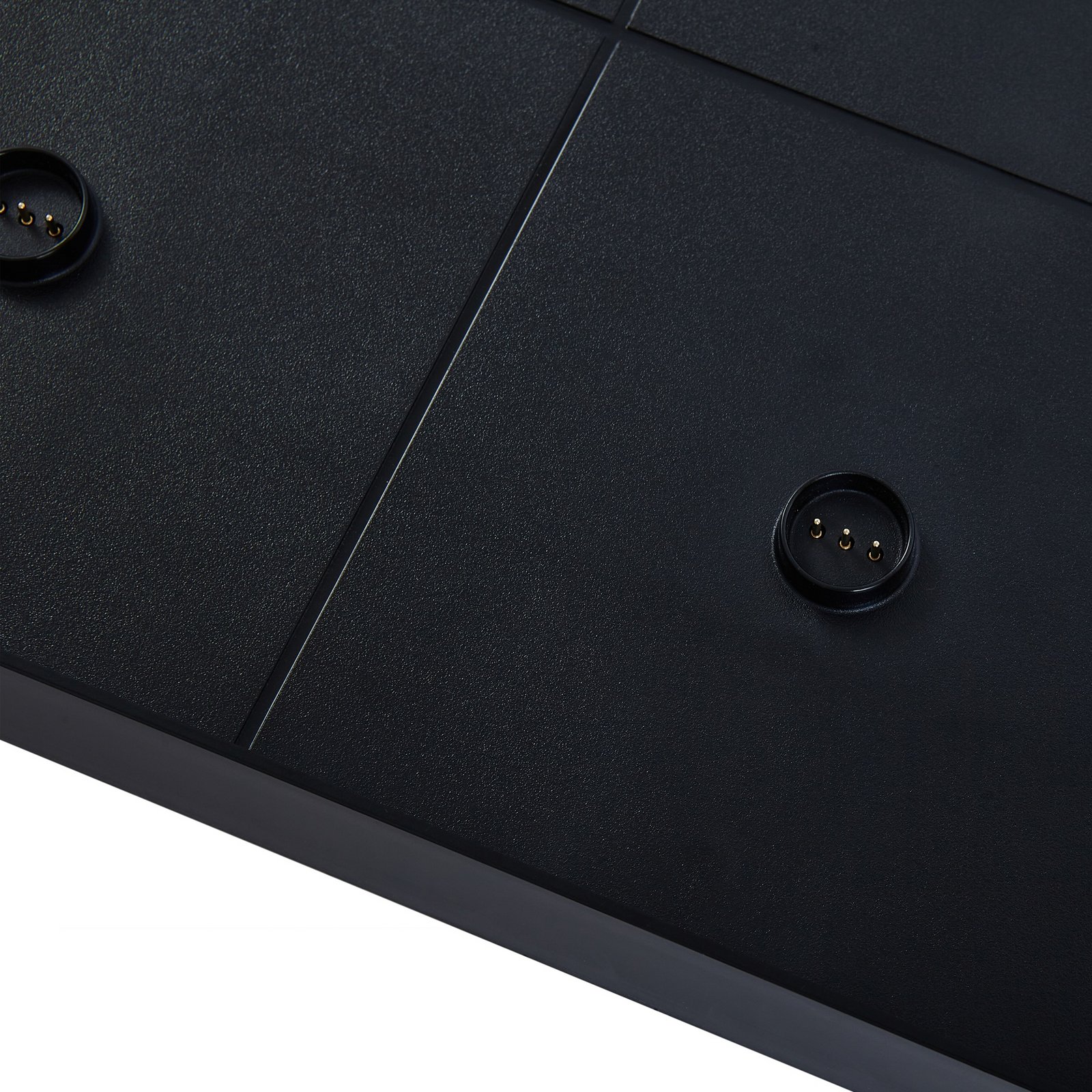 Quill charging station, black polycarbonate, 6 lights - Lucande Quill charging station, black polycarbonate, 6 lights - Lucande