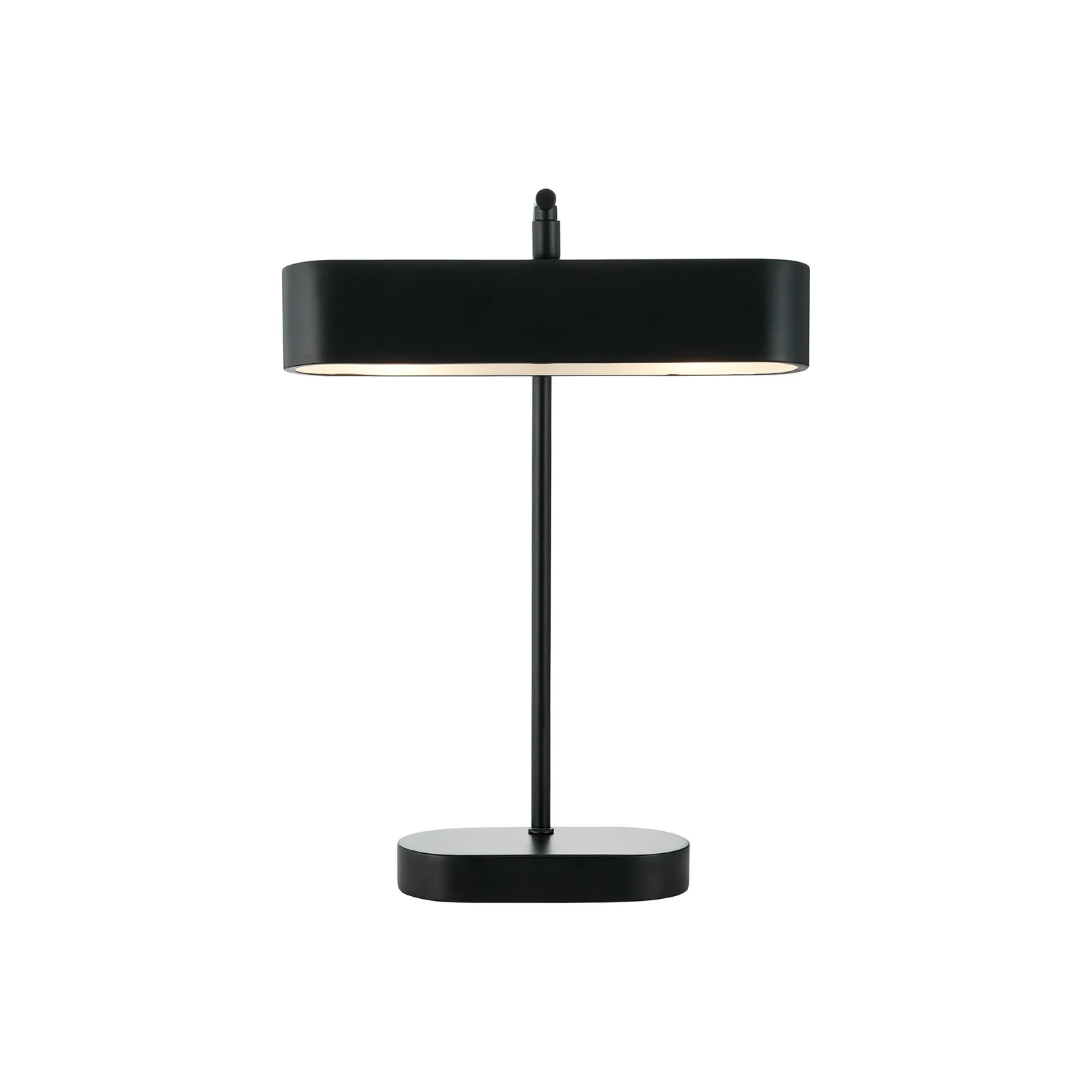 Lampe de bureau Merlin, métal, noir
