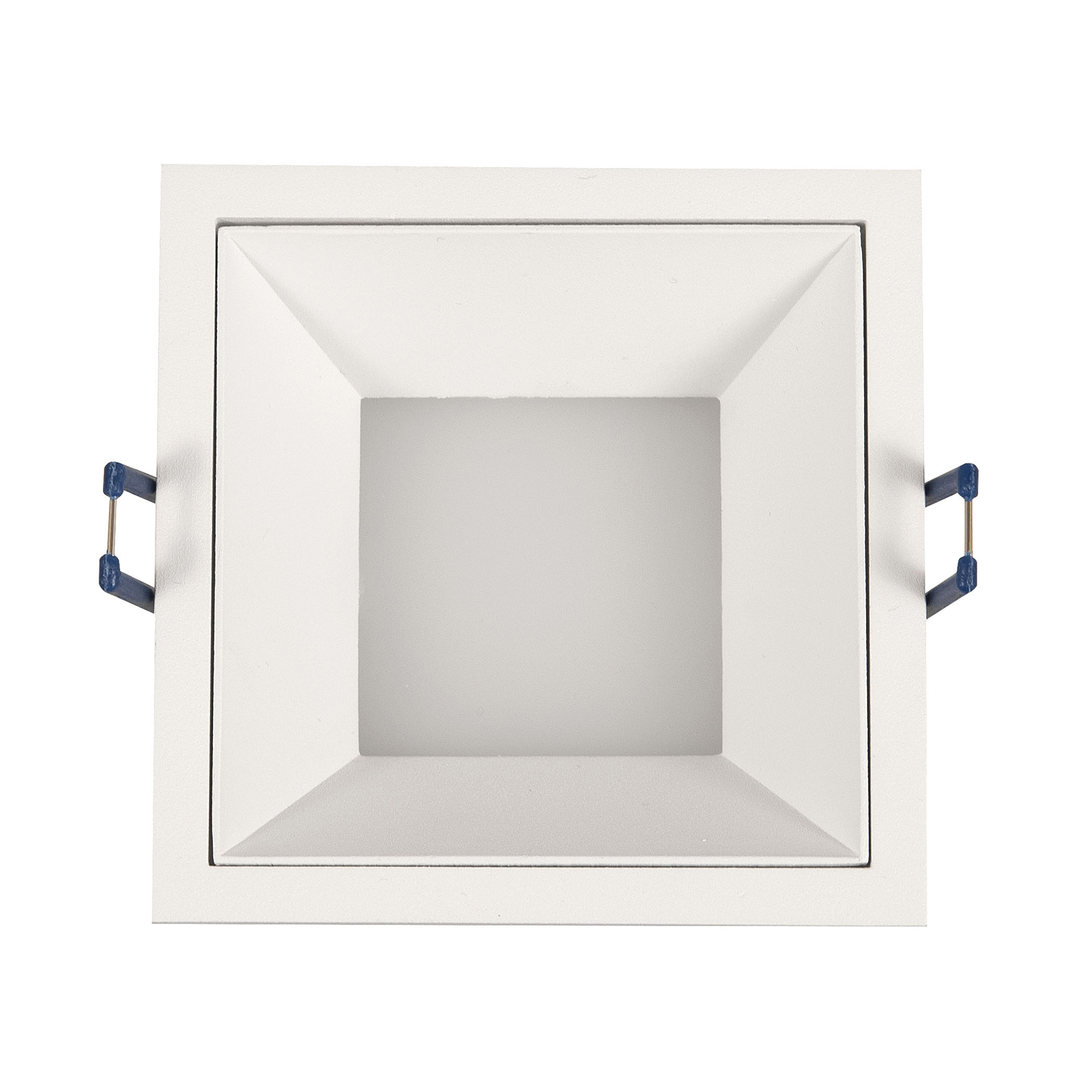 ATILED Kris LED downlight 3,000 K symmetrical white, for Living / Dining Room, aluminium, 8 W, energy efficiency: A+, L: 9.3 cm, W: 9.3 cm