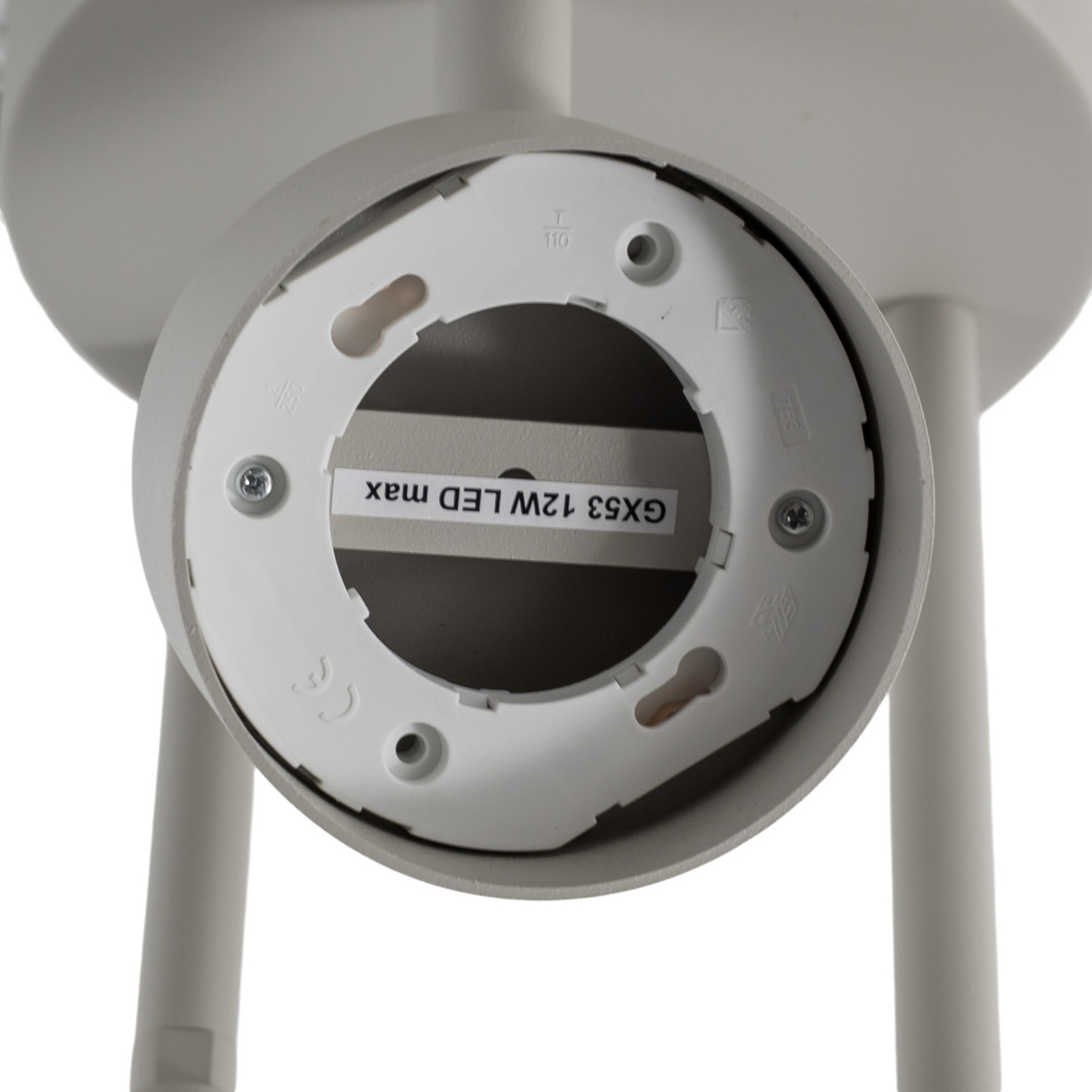 Spot de tavan Nemo, 3 becuri, gri-bej, mobil, GX53