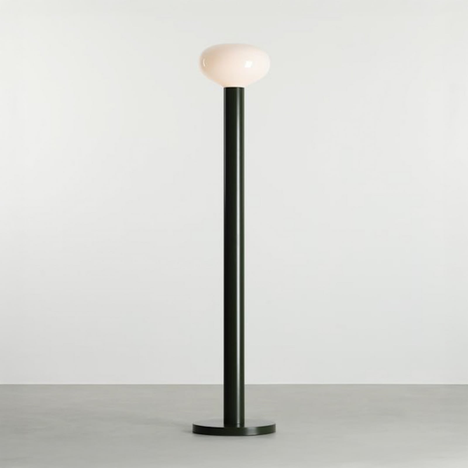 Podna lampa Flo, zelena, Ø 30 cm, 1 žarulja, staklo - Aldex