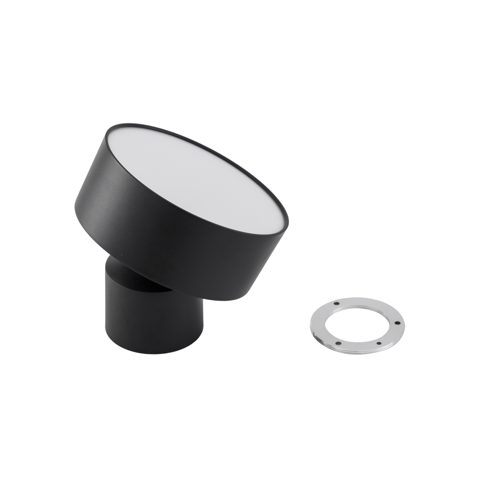 Nivoria LED Spot en Saillie Adjustable Black - Lindby