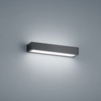 Helestra Theia aplique de pared LED, negro mate 30 cm