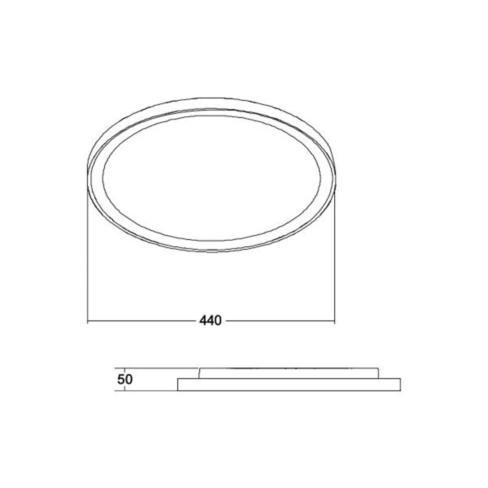 BRUMBERG taklampe Sunny Midi DALI 3 000K svart