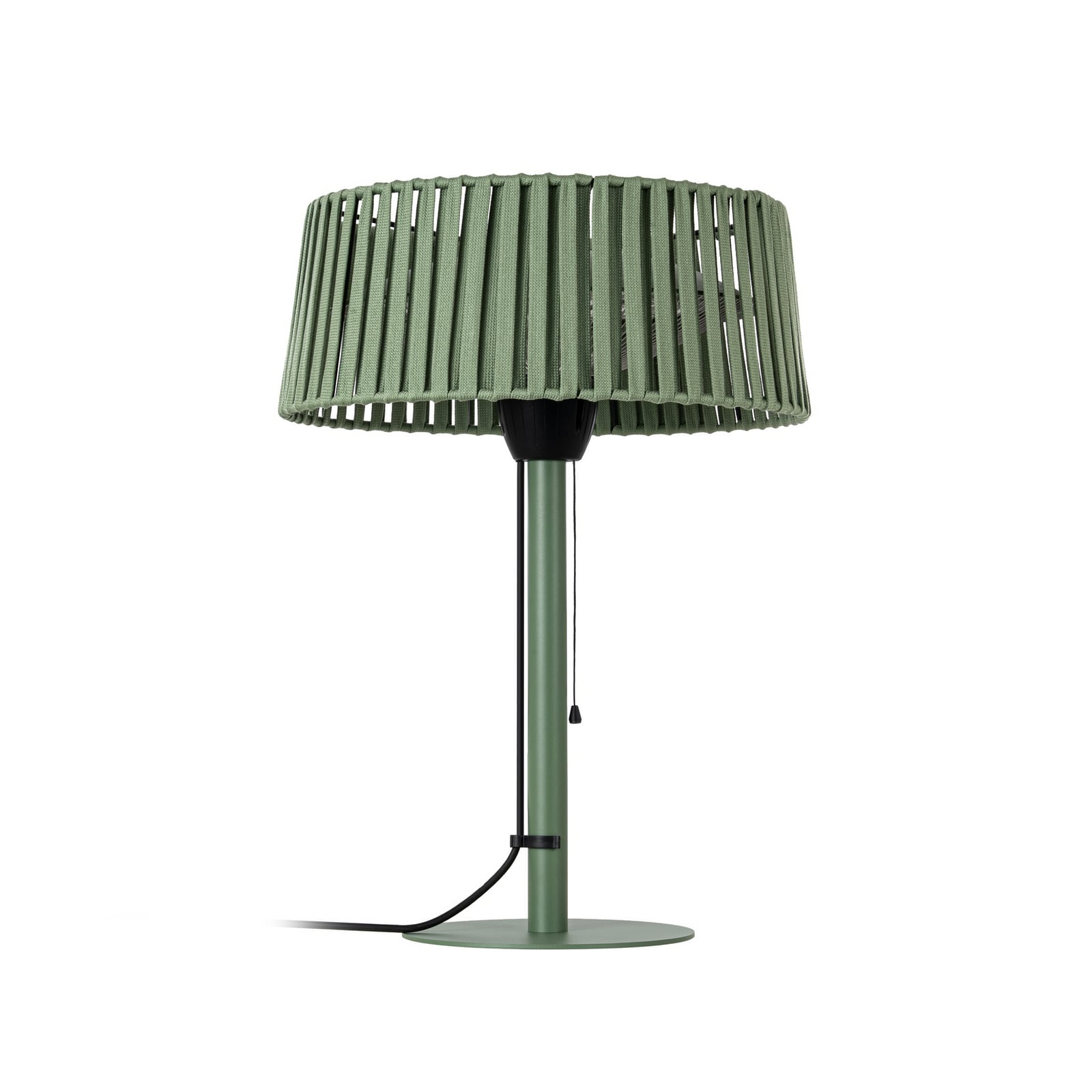 Radiateur rayonnant de table Pyravo, vert, aluminium, hauteur 70 cm, IP44 - Radiateur rayonnant de table Pyravo, vert, aluminium, hauteur 70 cm, IP44 -