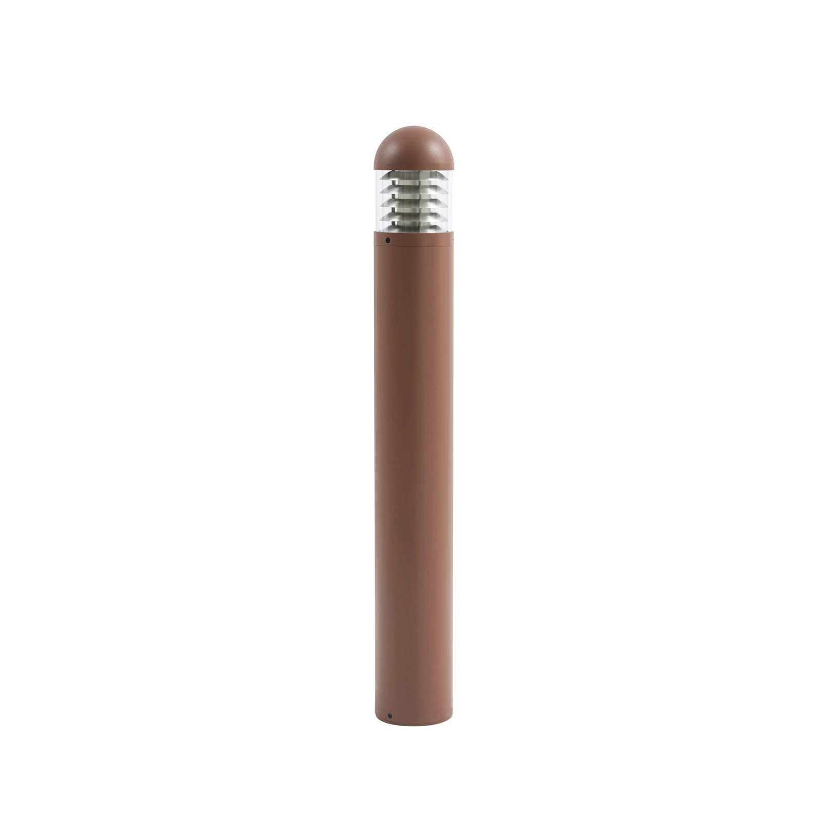 Lucande borne lumineuse LED Skagena, marron, hauteur 90 cm, IP54