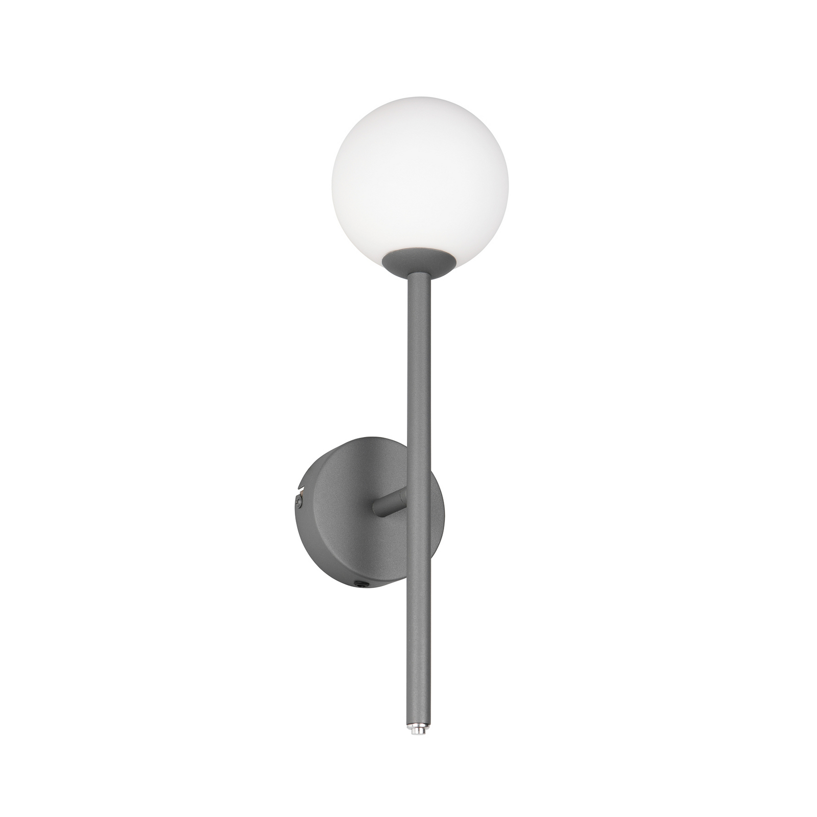 Aplică de perete Firano, antracit, înălțime 42 cm, metal
