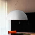 Oluce SONORA - opal white pendant light