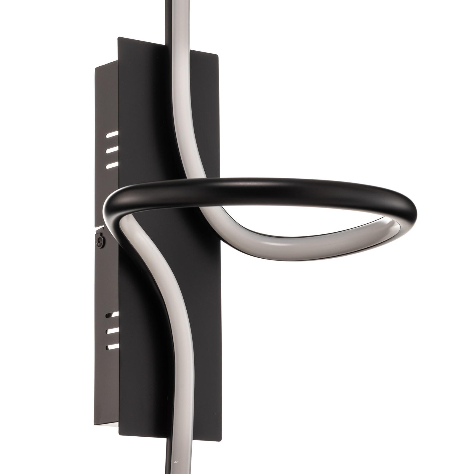 Lindby Divola aplique LED, stepdim, negro