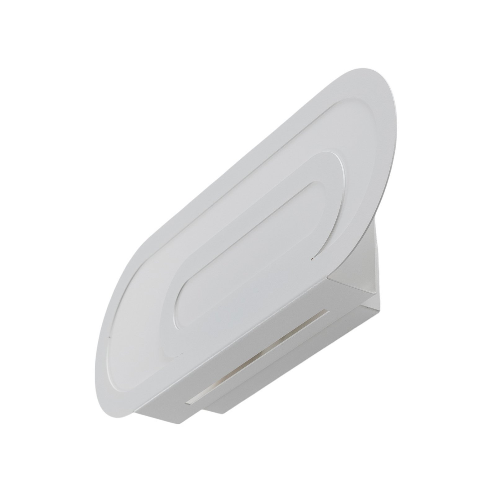 Euluna Elzear wall light, oval, white