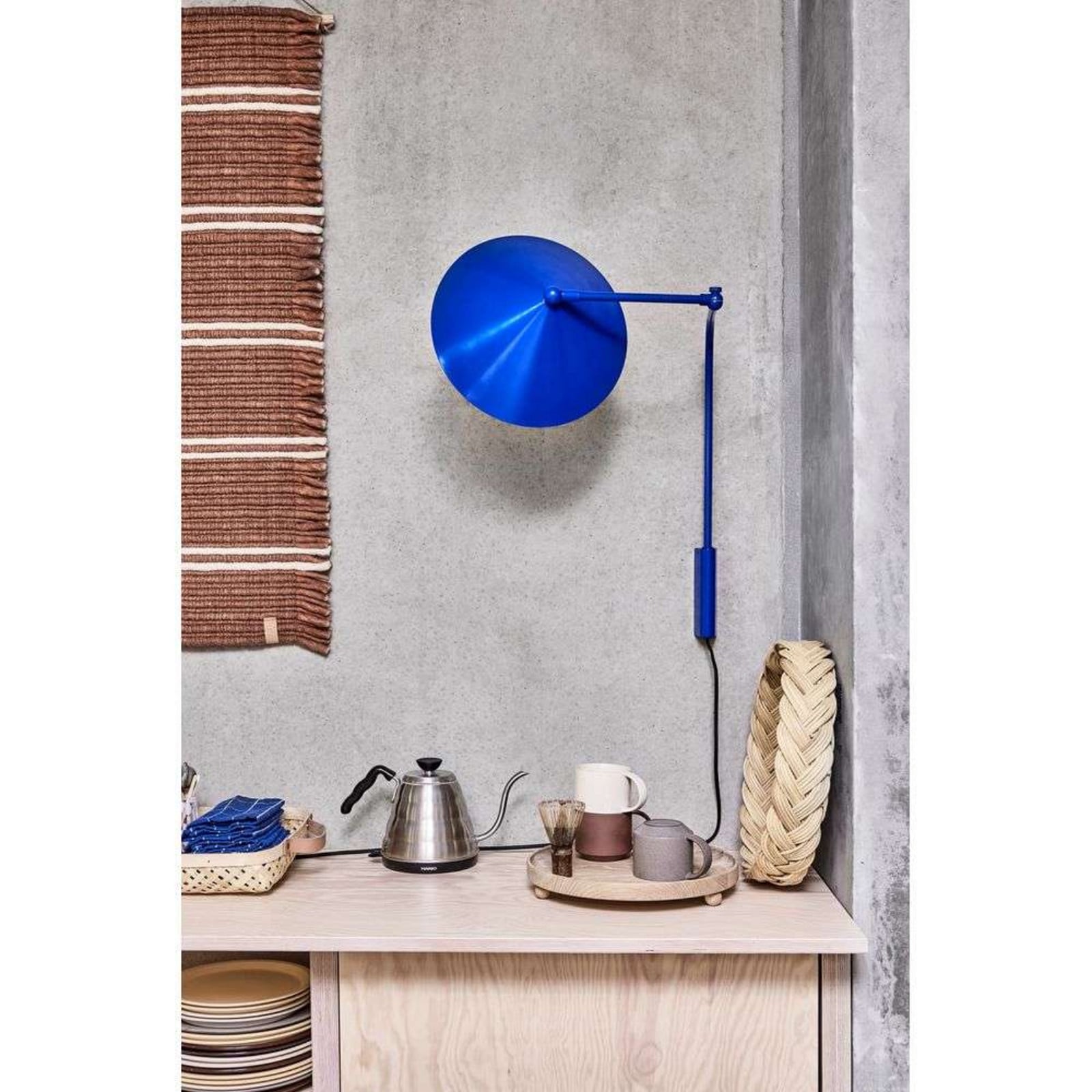 Kasa Væglampe Optic Blue OYOY Living Design - Stue - Metal