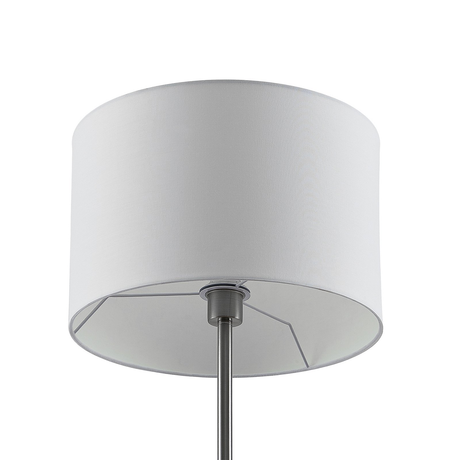 Aovan Gulvlampe w/USB Nickel - Lindby