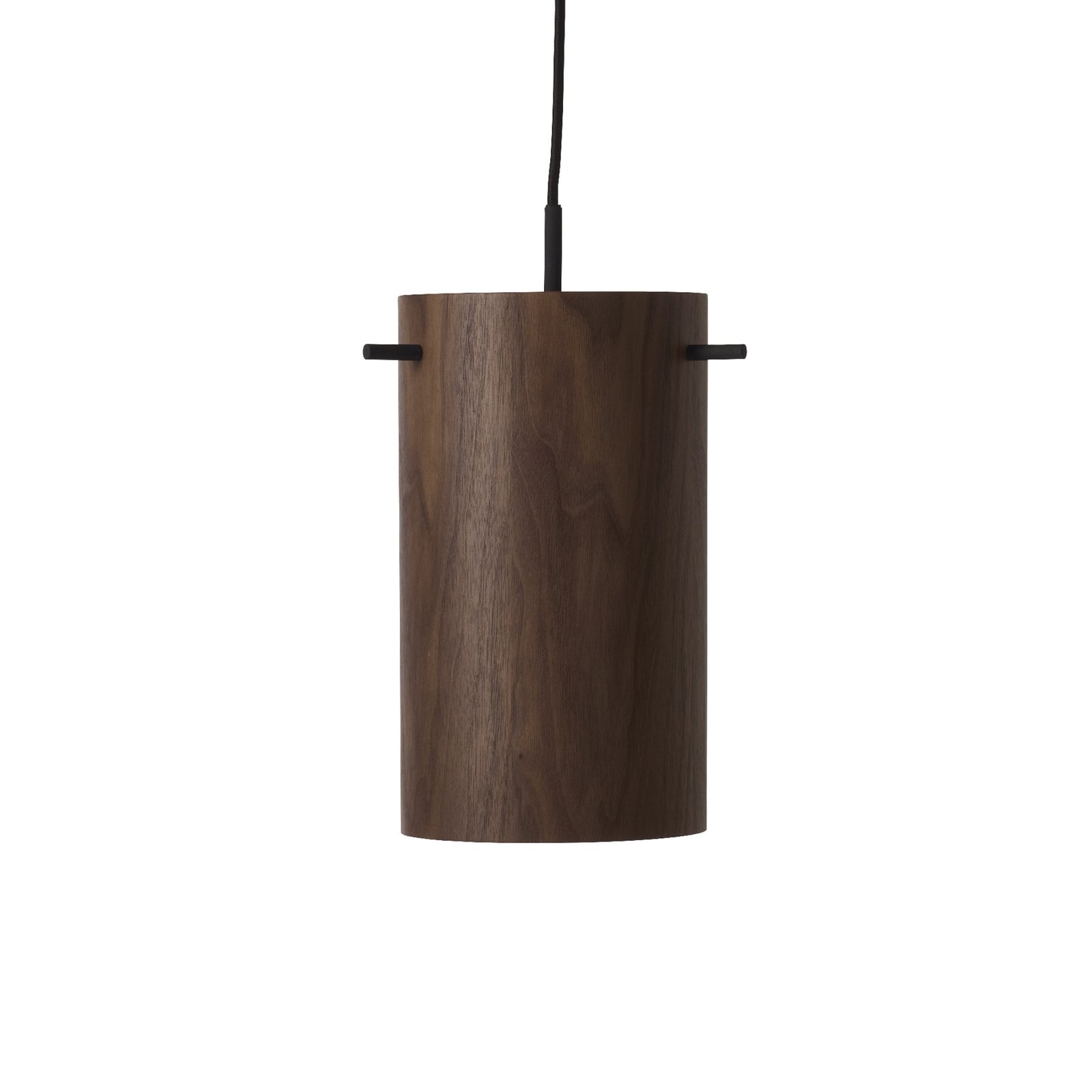 FRANDSEN hanging light FM 1954, walnut, Ø 16 cm, wood