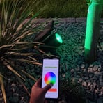 LEDVANCE SMART+ Bluetooth solarna LED točka, uzemljeni šiljak RGB IP44