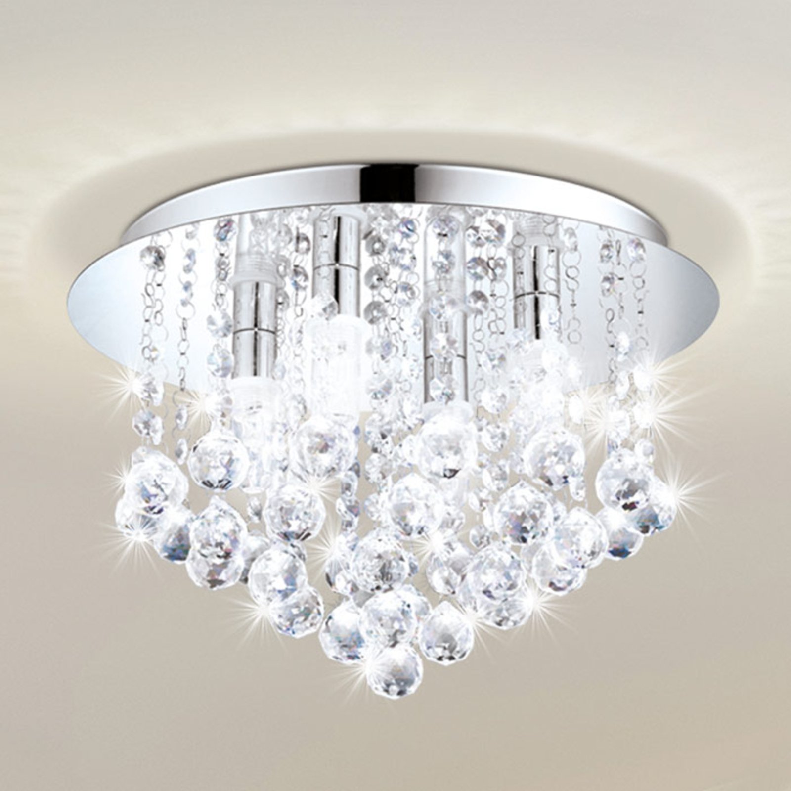 LED ceiling light Almonte with pendant, 50cm