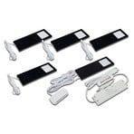 LED-Unterbaulampe Eco-Pad F 5x-Set 4.000K schwarz