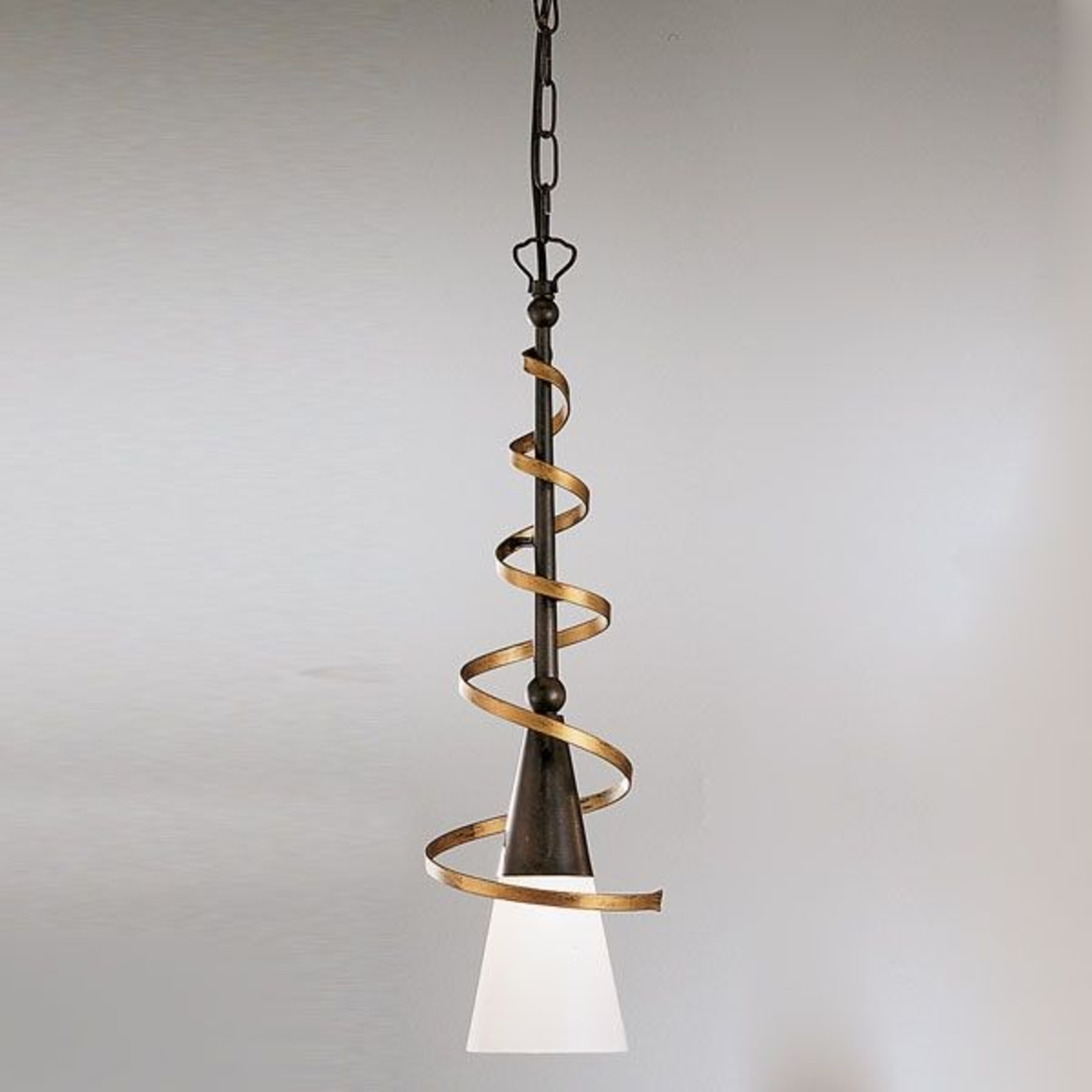 BONITO függő lámpa antik rozsda 50 cm