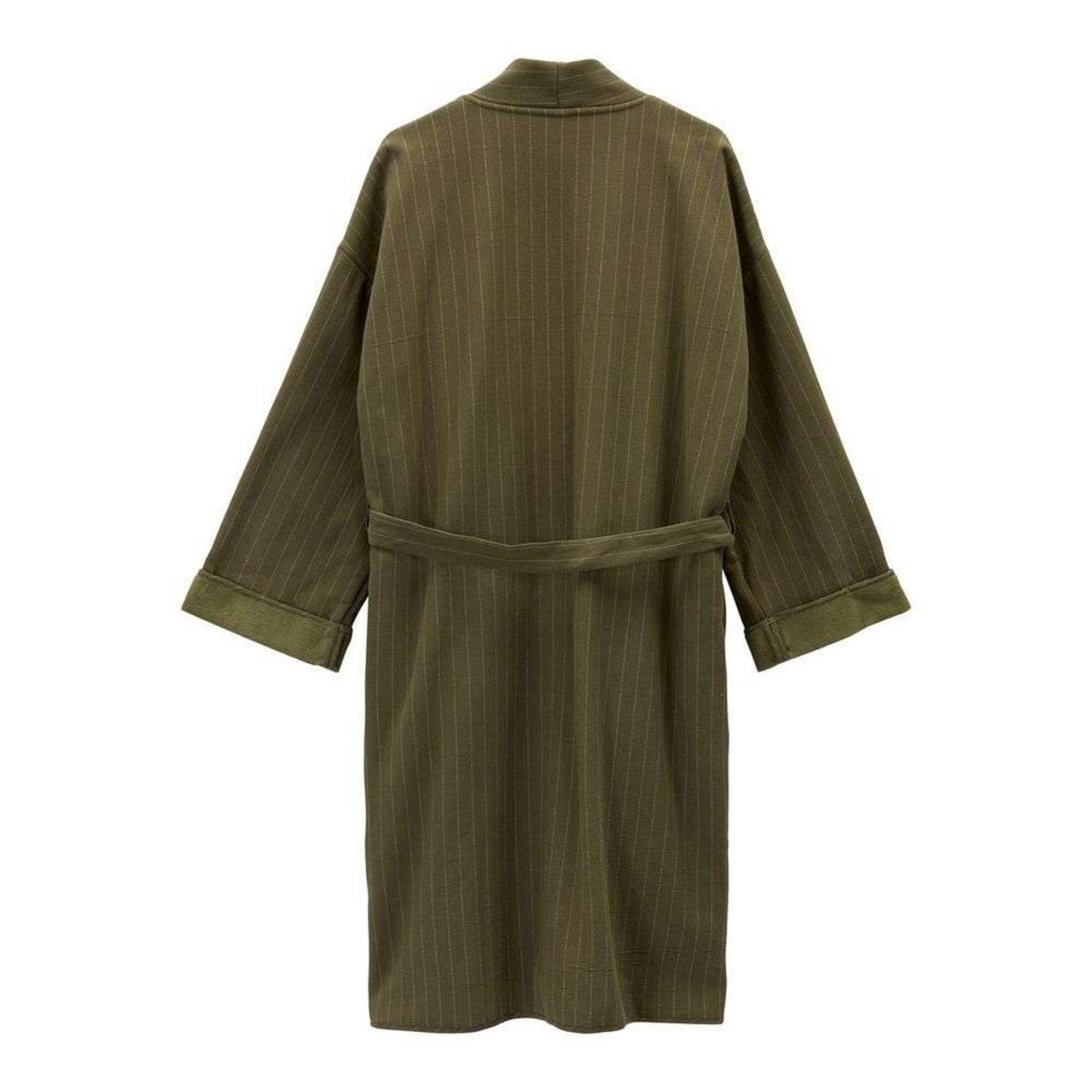 Alrun Cotton Kimono Forrest/Snow - ByNord