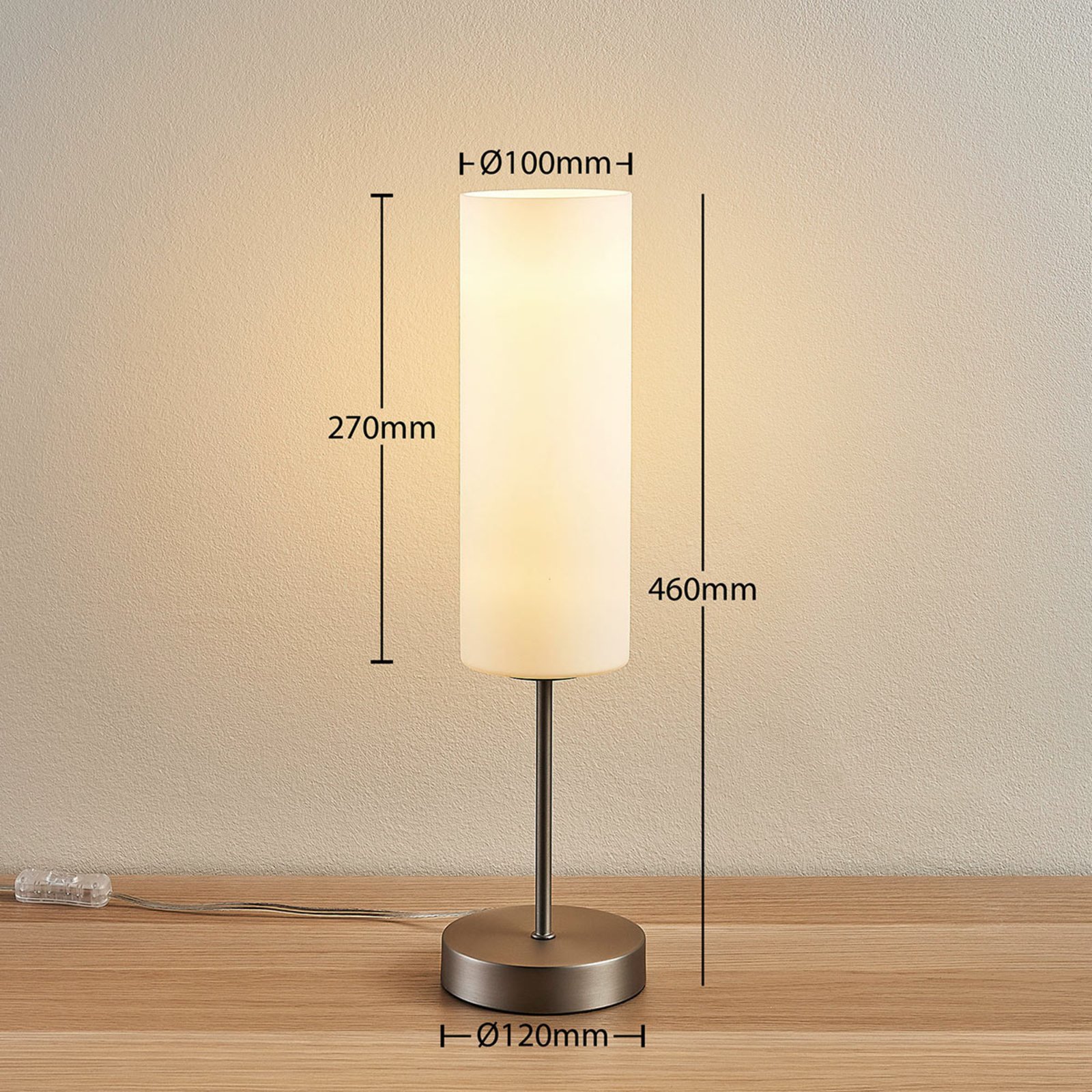 Lindby Smart lampe à poser LED Felice, RVB