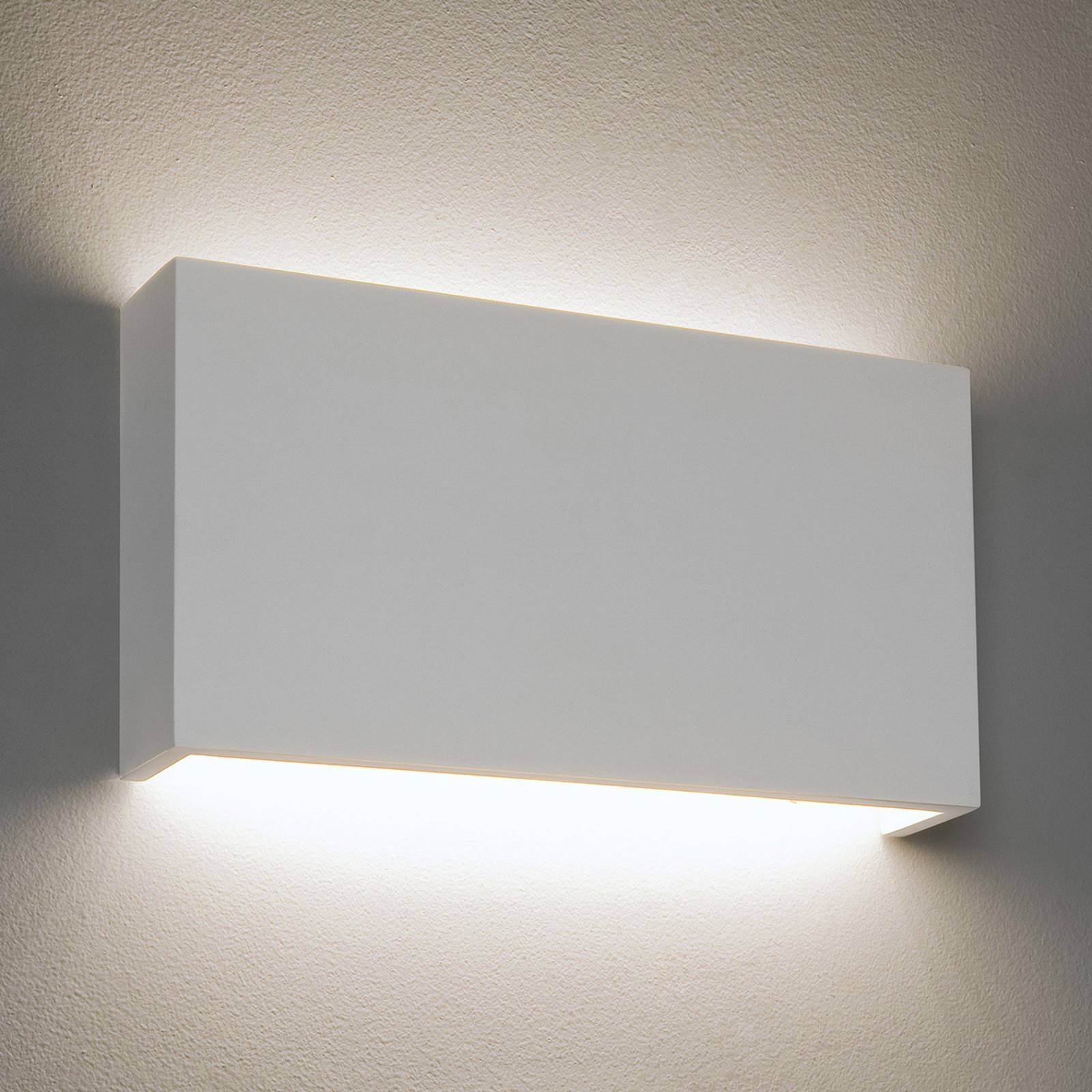 Astro Rio 325 LED plaster wall lamp 2700K dimmable, for Living / Dining Room, plaster, 16.4 W, energy efficiency: D, W: 32.5 cm, H: 18 cm