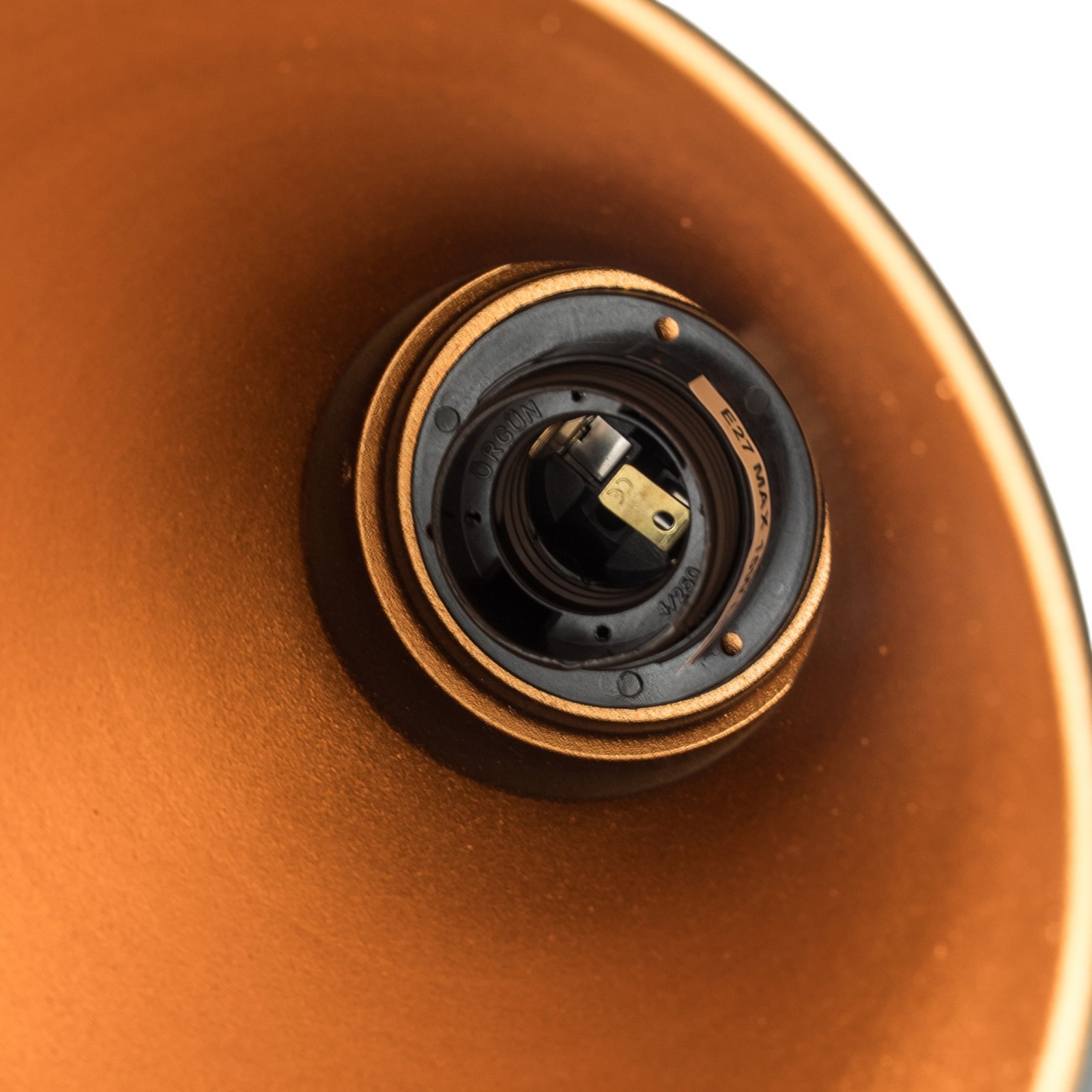 Wandleuchte Berceste, schwarz/gold, Metall, Höhe 29 cm