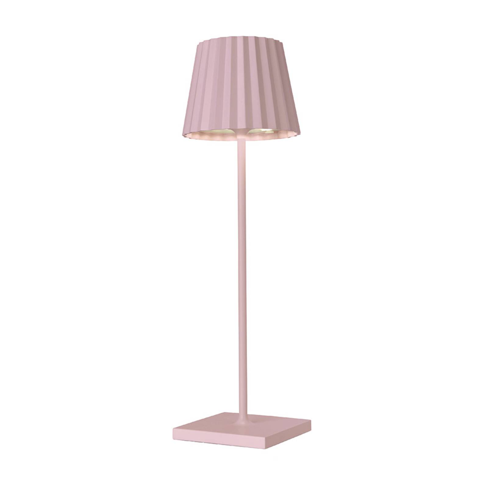 Lampe de table LED Troll 2.0 extérieur, rose