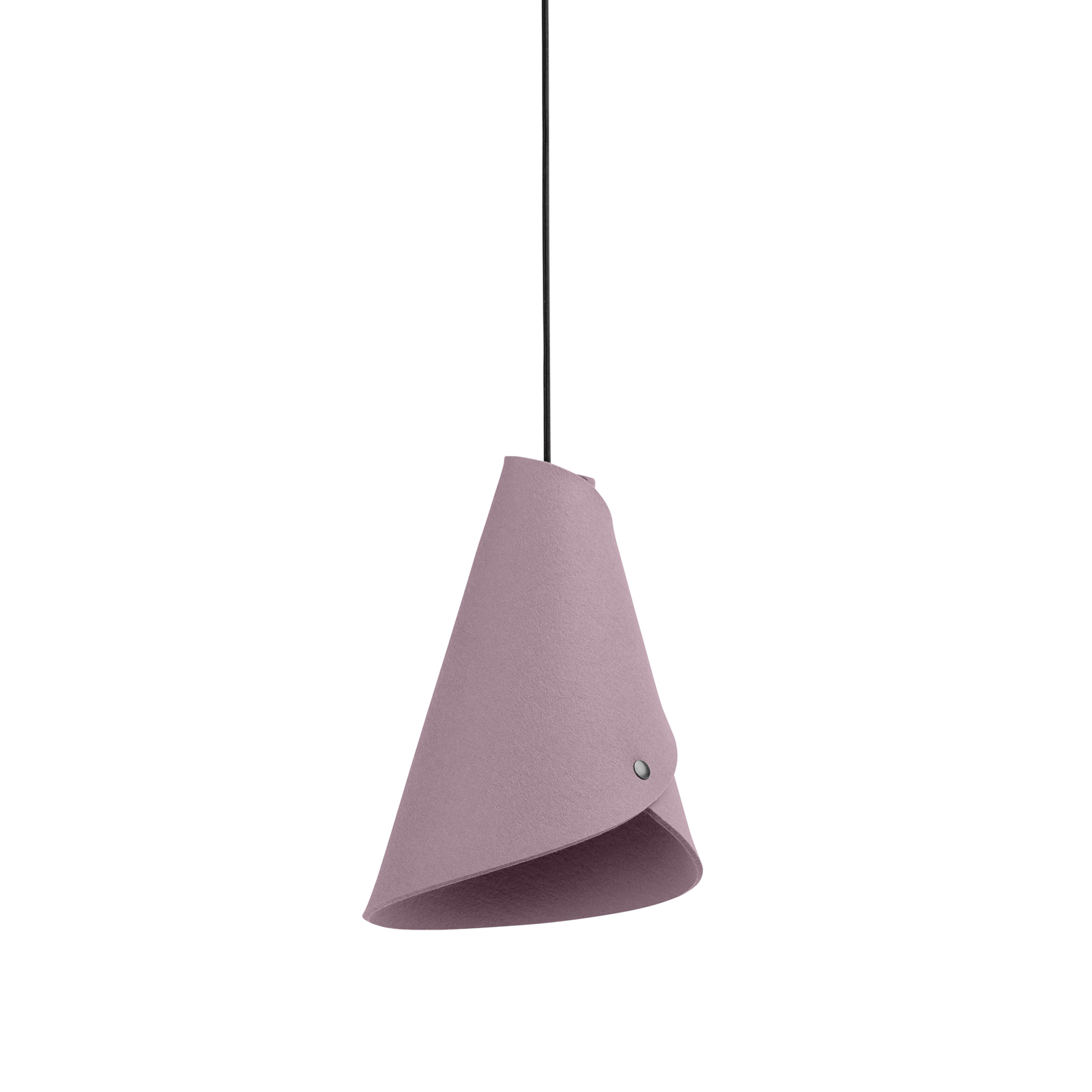 ALMUT 0314 hanging light, curved, 1-bulb soft pink