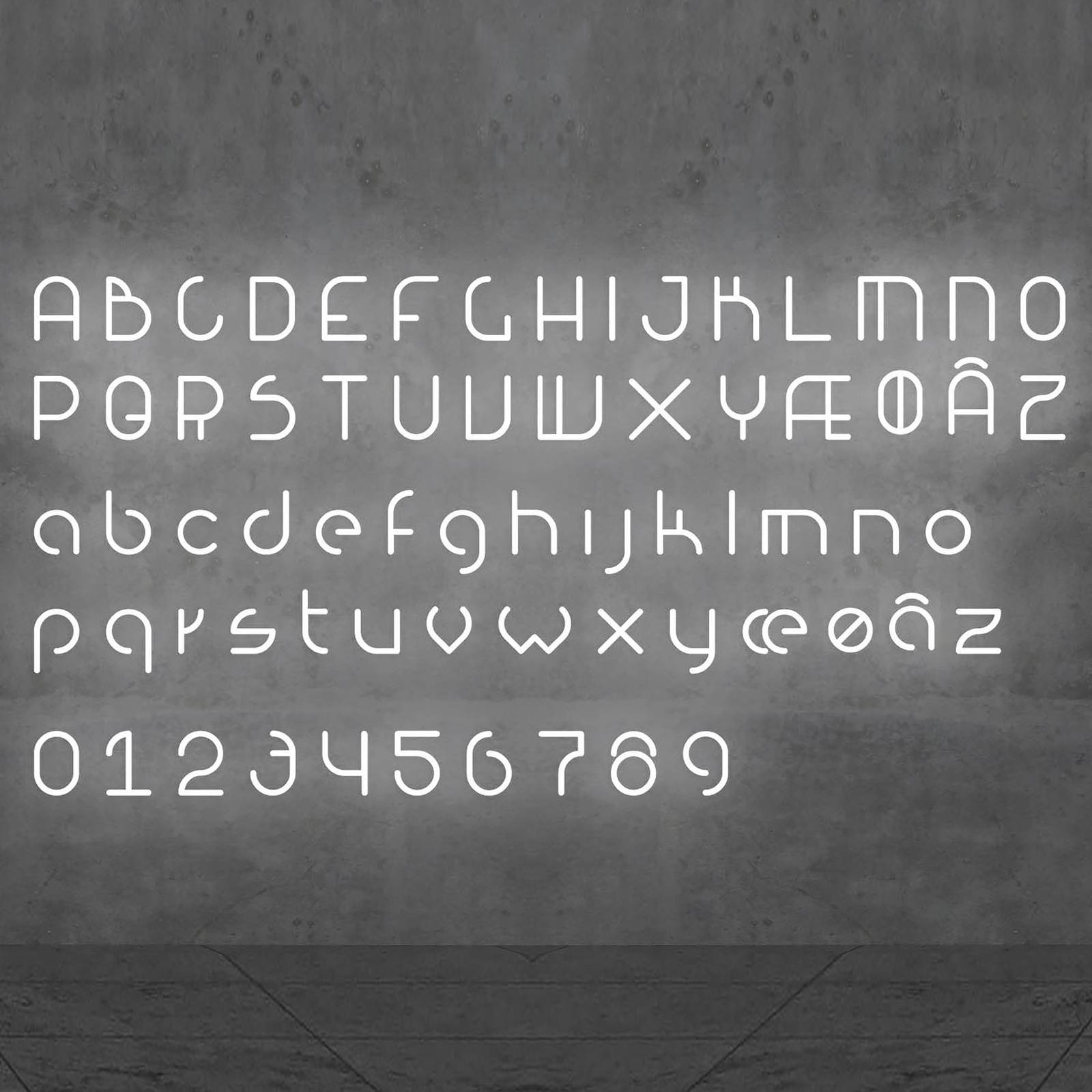 Artemide Alphabet of Light Wand kis n betű