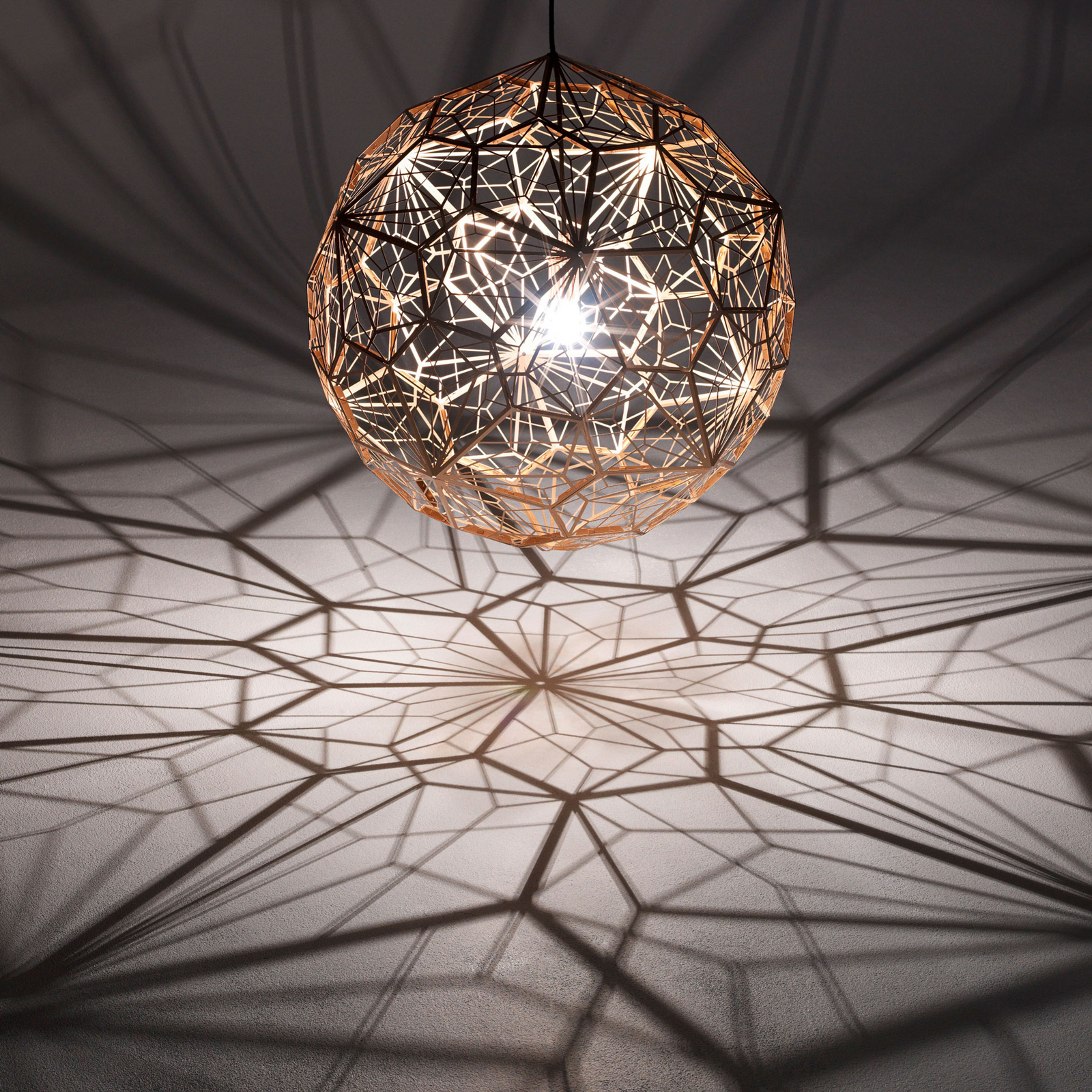 Tom Dixon Etch Web Hanging Light Made Of Brass Lights co uk Tom Dixon Etch Web Hanging Light Made Of Brass Lights co uk