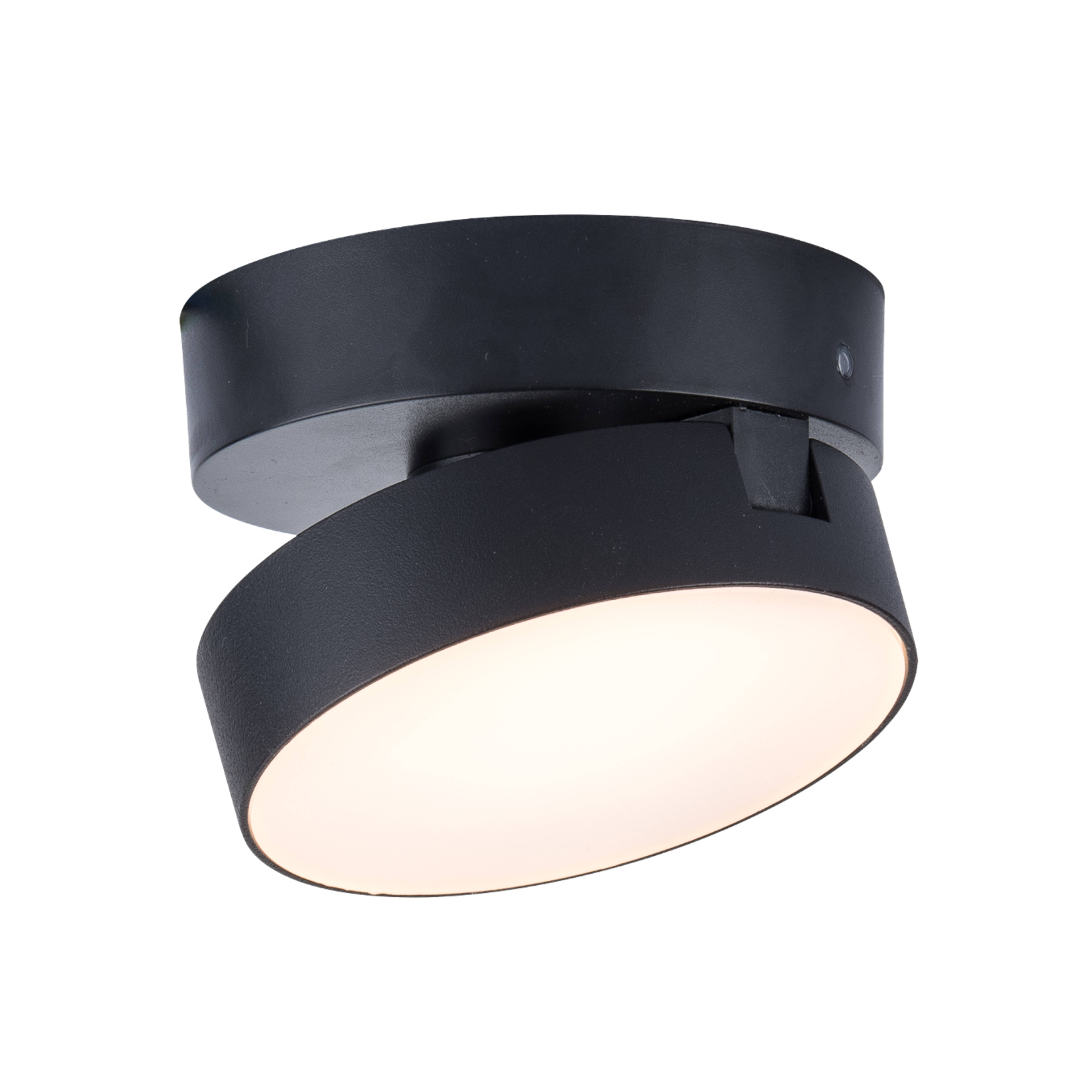 Spot pour plafond LED Stanos CCT, 1 lampe, noir