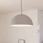 Gaetano 1 hængelampe, Ø 53 cm, grå/hvid, stål