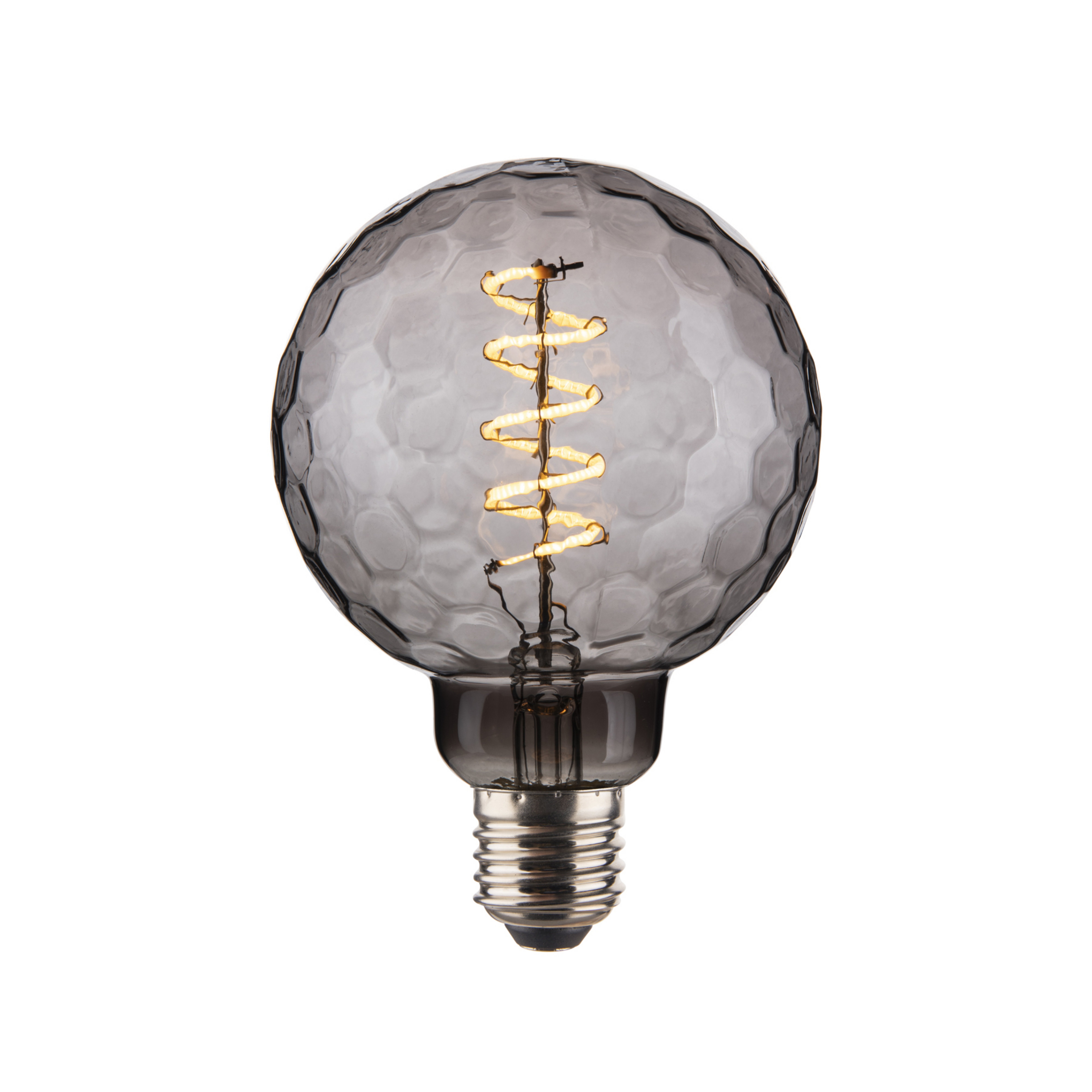 Bombilla LED Colors Geo G95, color ahumado, 2200 K, 4 W - Halo Design