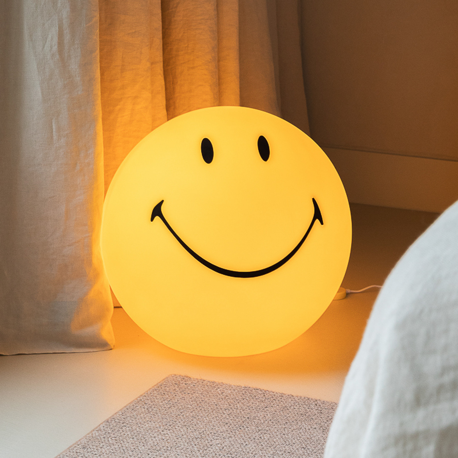 MrMaria Mr Maria Smiley lampă copii High Light 40 cm - Camera copiilor - galben - Plastic