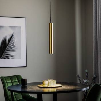 Hanglamp Eye, 1-lamp, messing, kaphoogte 40 cm