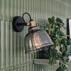Lampenkap uit rookglas - wandlamp Irving
