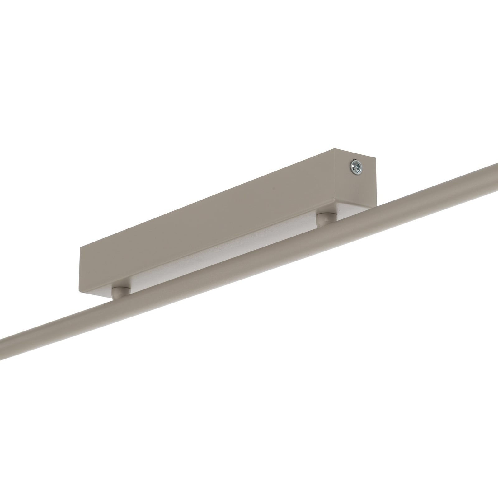 Deckenleuchte Imelo, creme, 4-flammig, Glas, Länge 140 cm