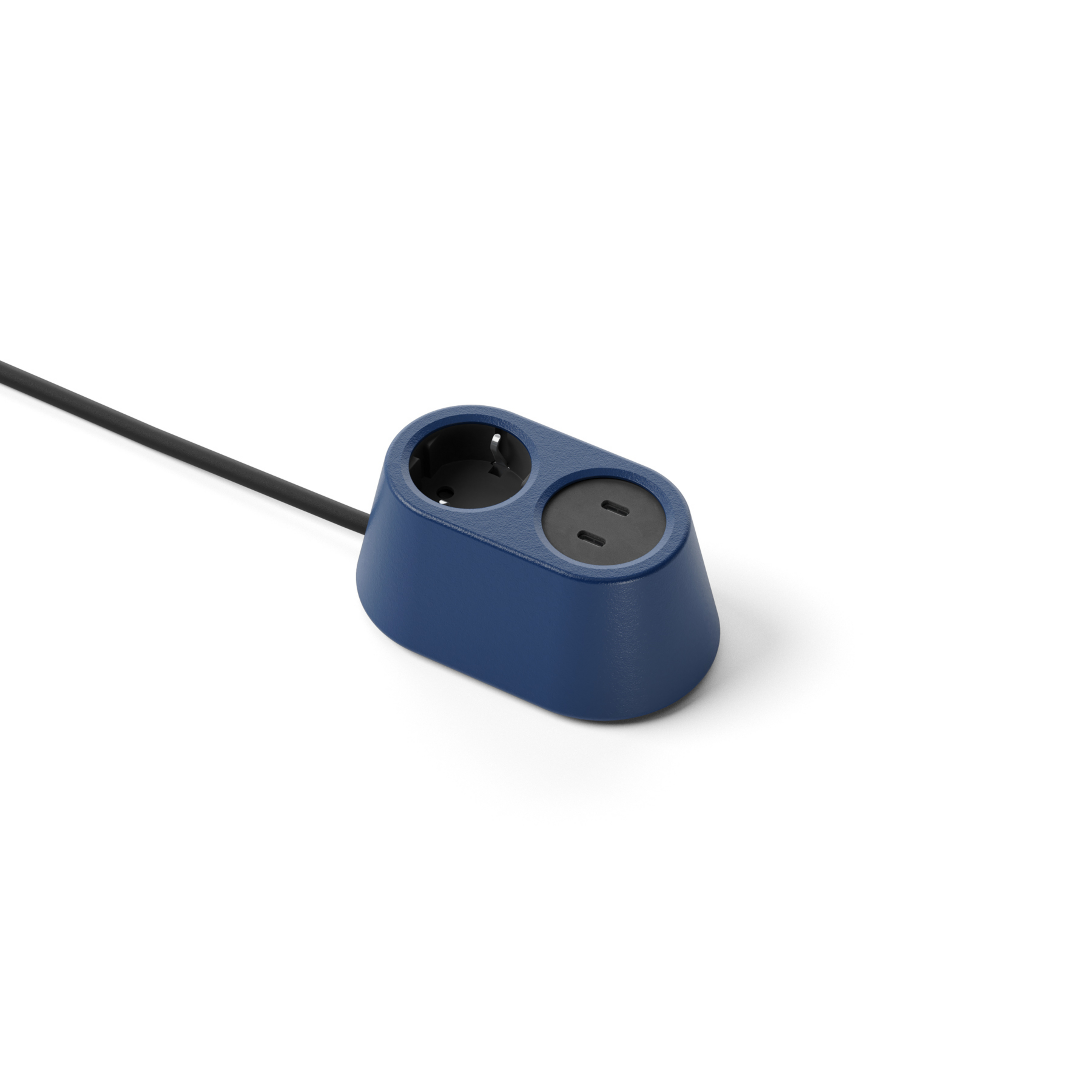 NOMAD BLOCK Power Point, blue, 1x Type F + USB - Forming Function