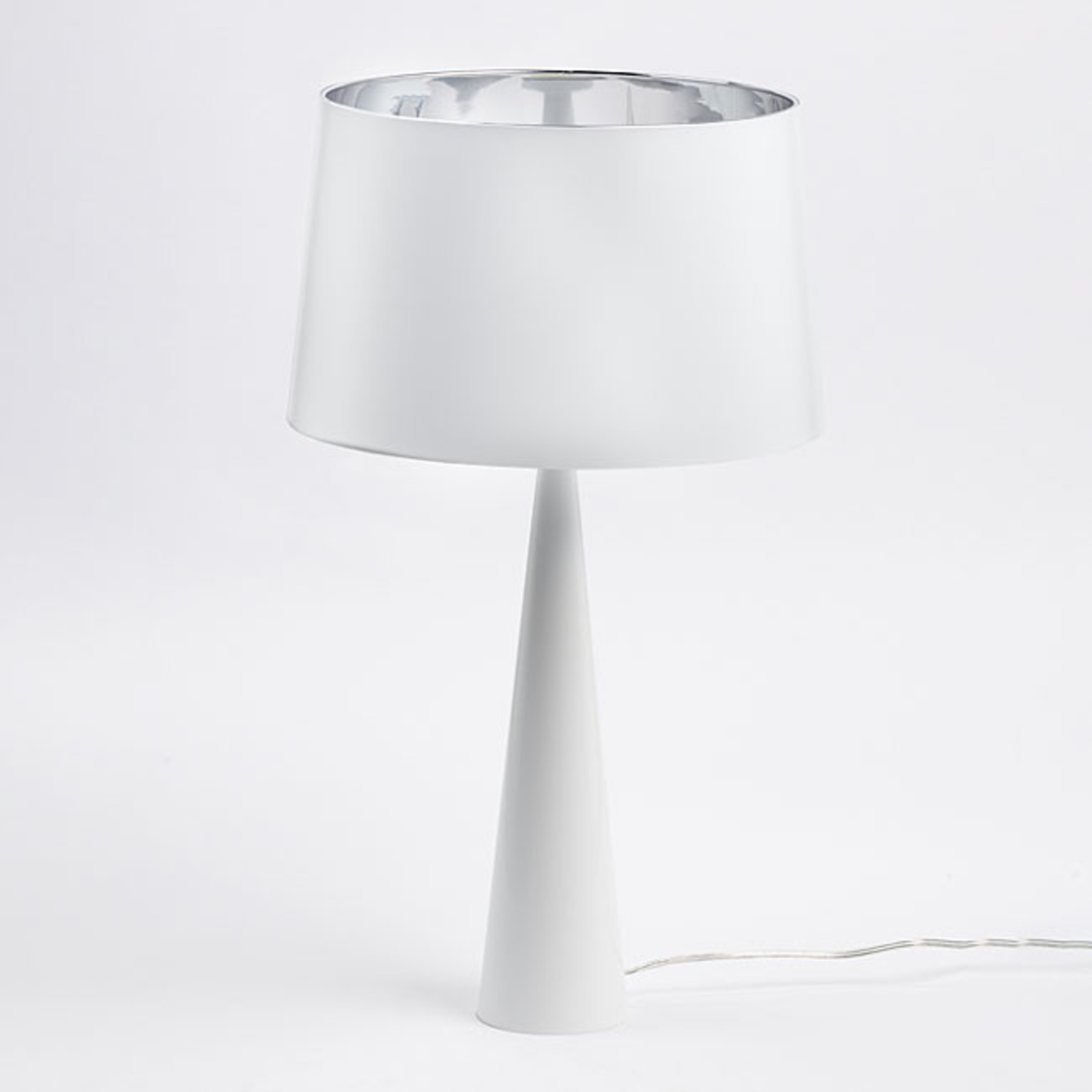 Totem LT table lamp, metal base, shiny