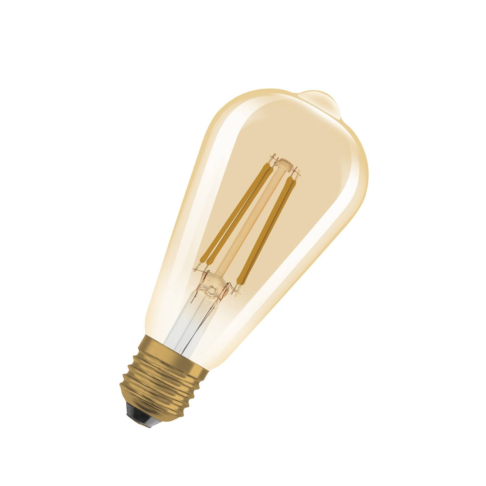 OSRAM LED Vintage 1906 Edison, gold, E27, 7,2 W, 824, dim.