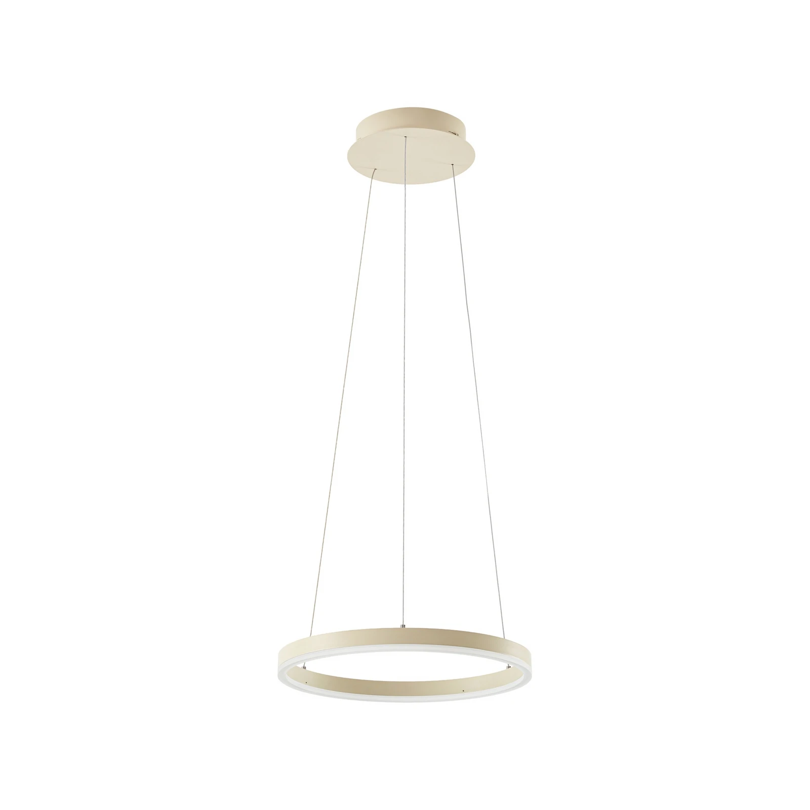 Arcchio Albiona LED lógó világítás, bézs, 1 gyűrű, Ø 40 cm