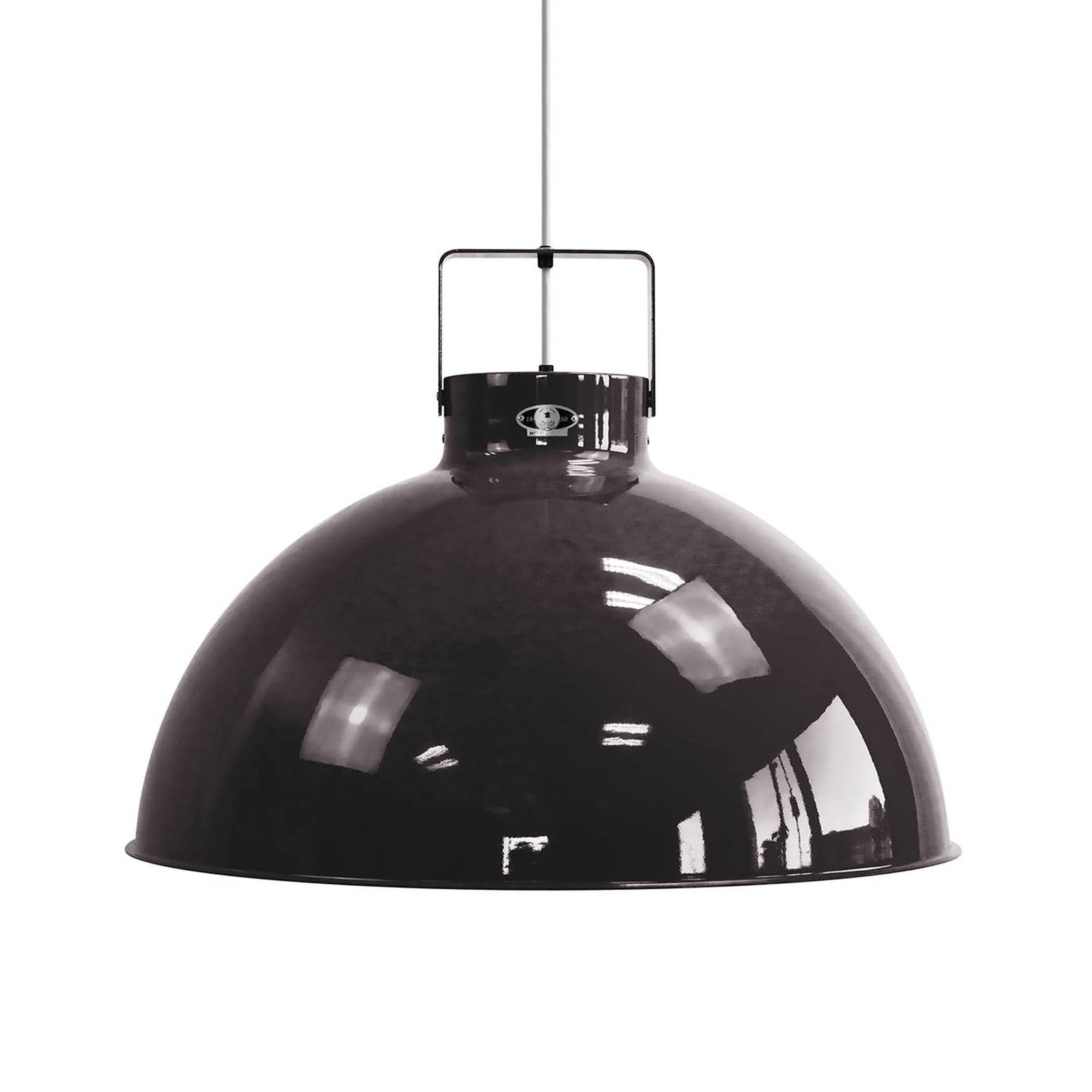 Jieldé Dante D675 lampa wisząca, czarna, Ø 67,5 cm
