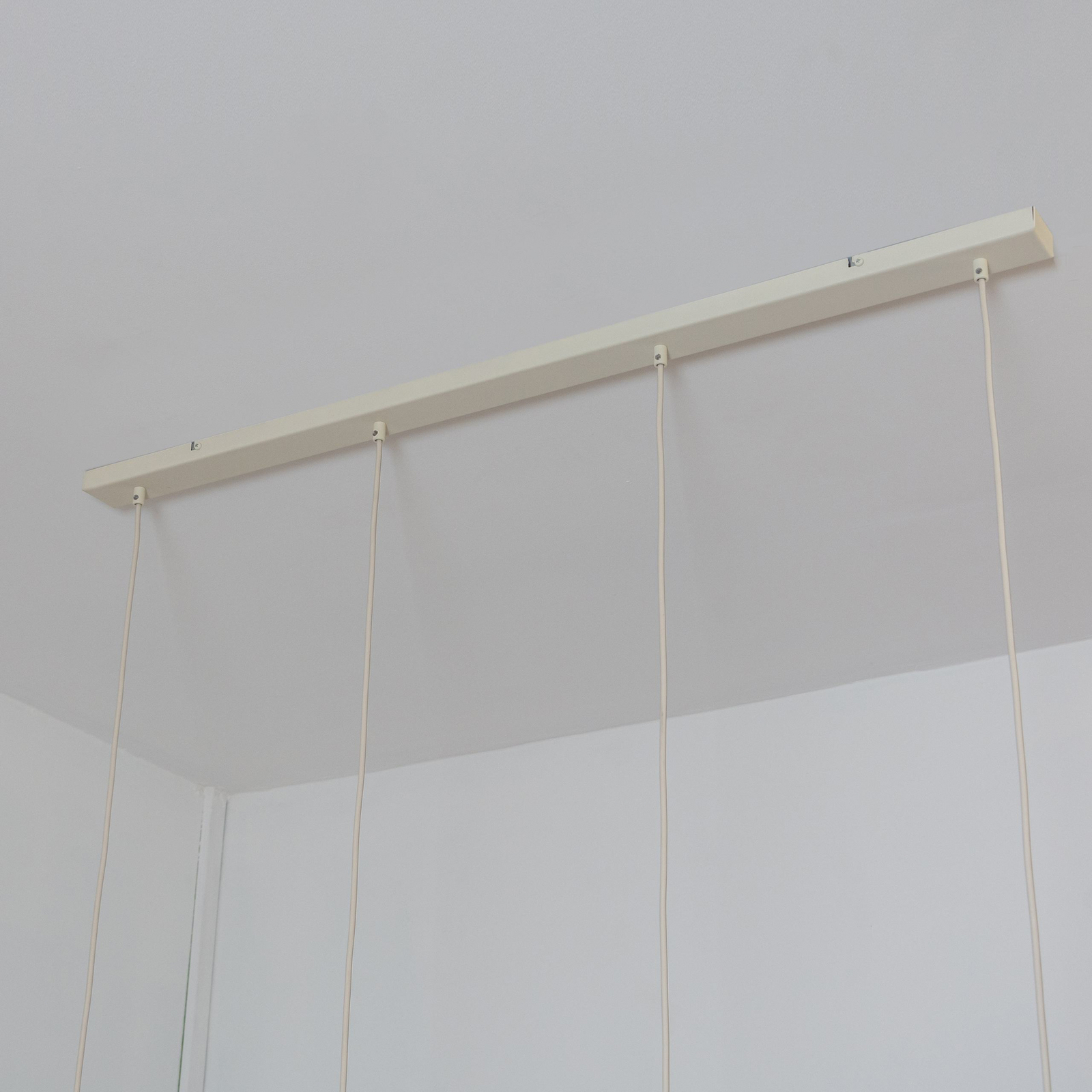 Lampa wisząca STARLIGHT, kremowy biały, 4-punktowa, długość 100 cm, metalowa