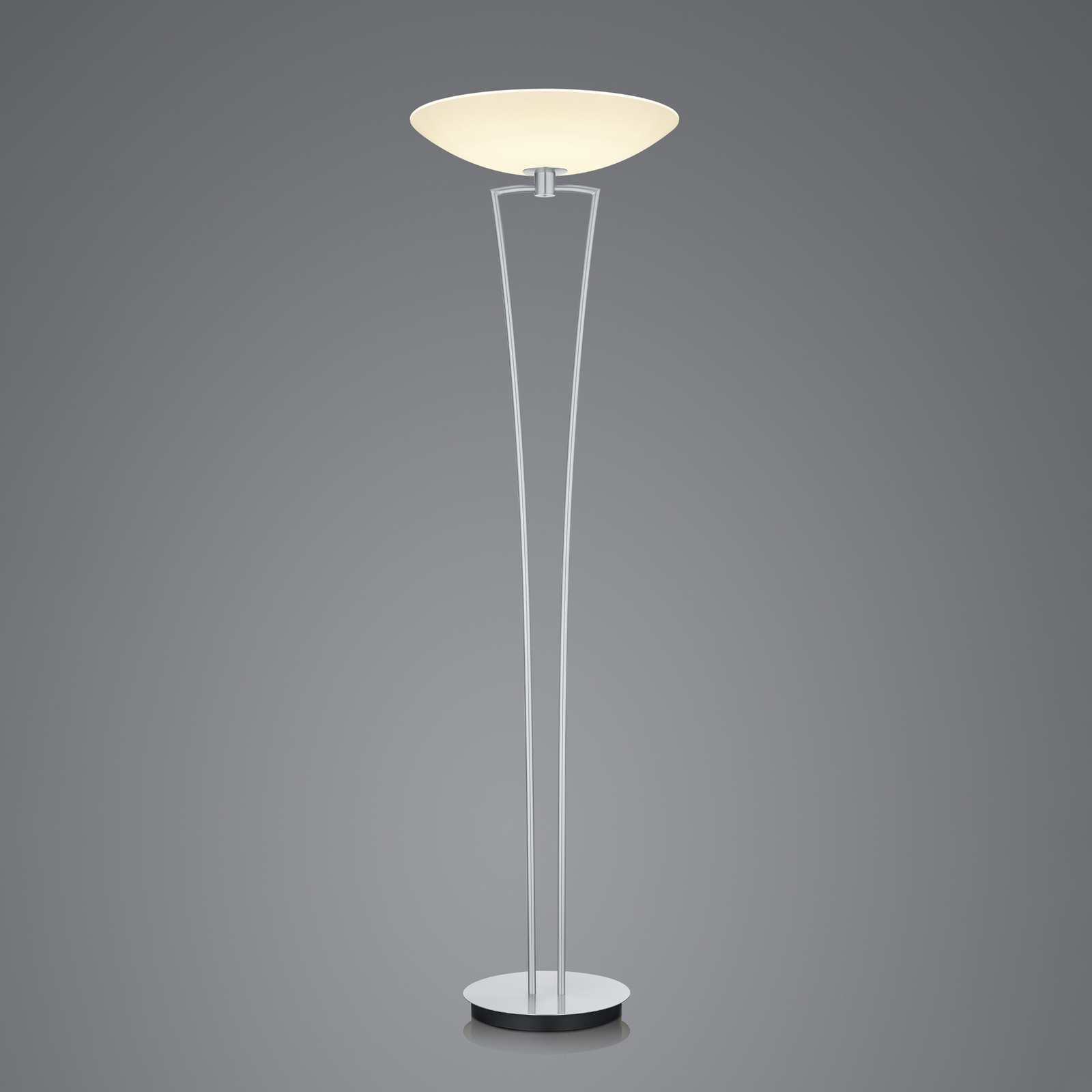 BANKAMP Lady LED-Deckenfluter, ZigBee, nickel