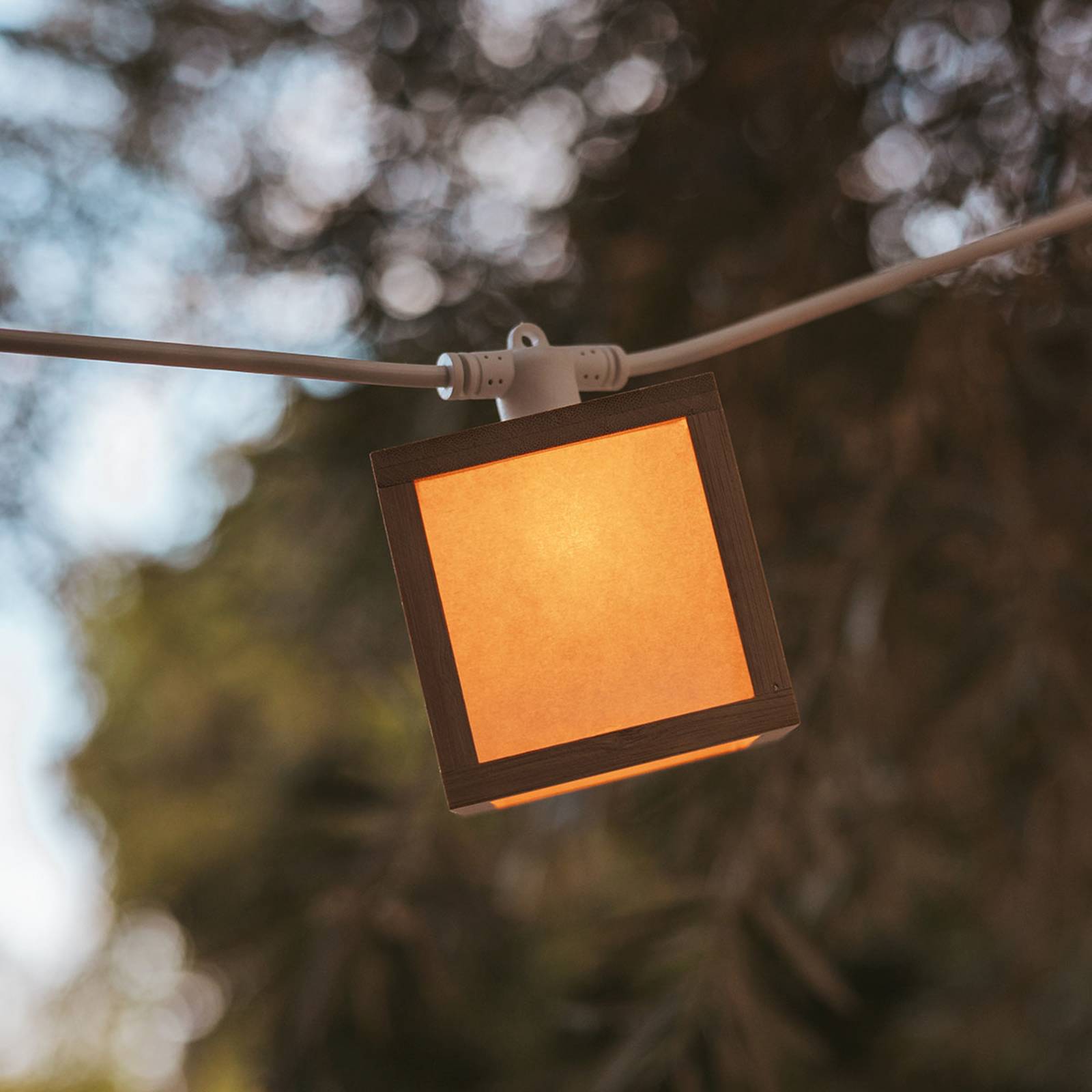 Newgarden LED-Solar-Lichterkette Vega, Bambus, IP44 günstig online kaufen