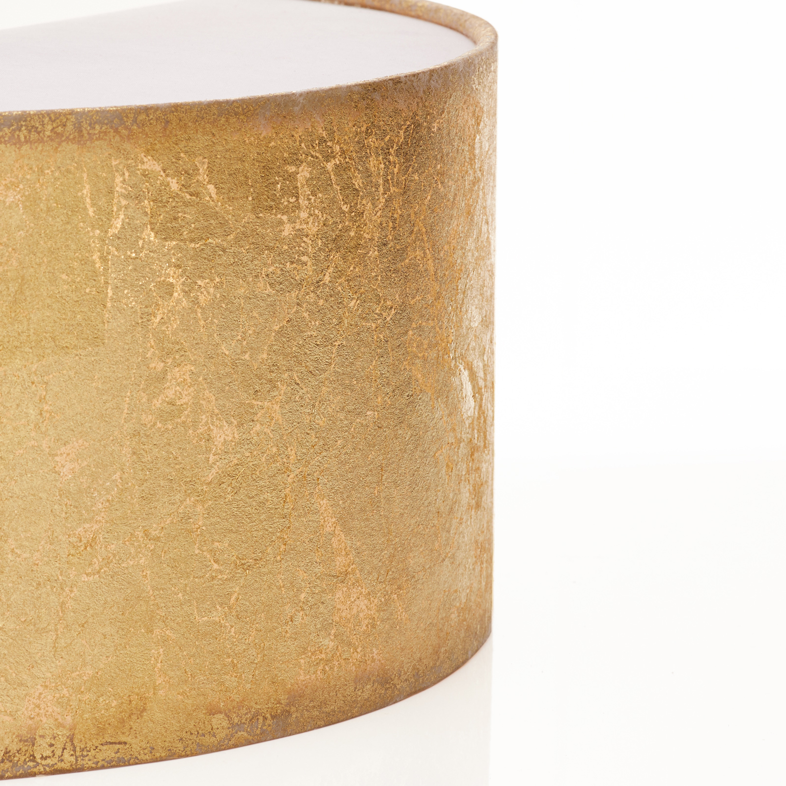 Alea LED wall light with gold leaf, dimmable
