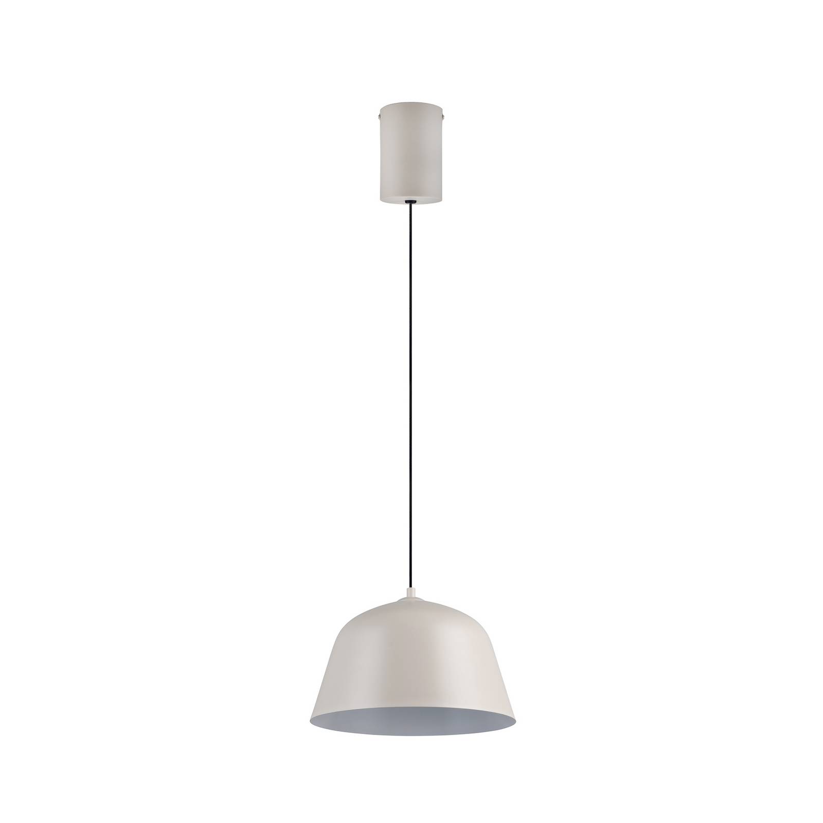 Hängeleuchte Tova, hellgrau, Ø 30 cm, Metall, E27