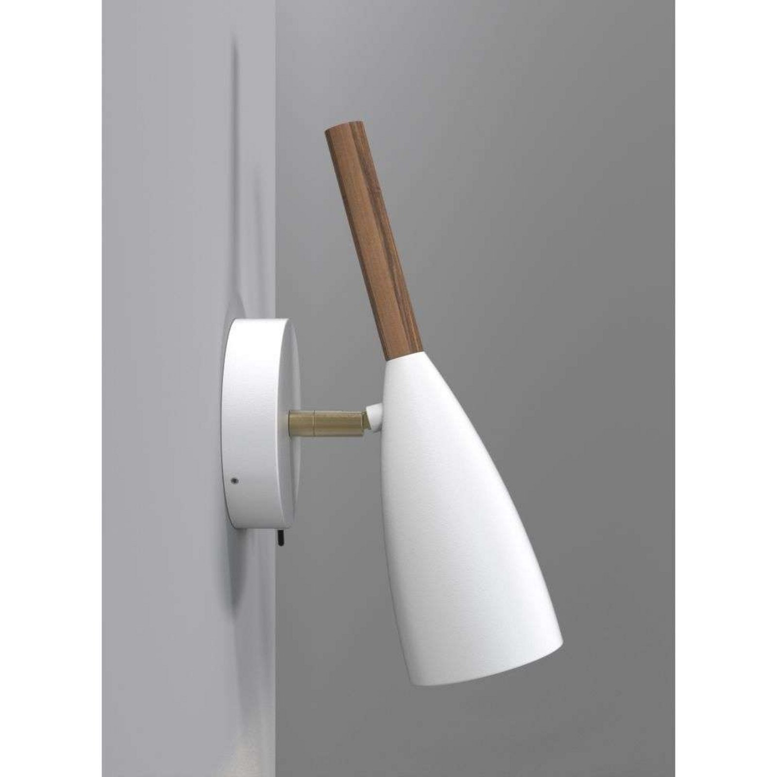 Pure Væglampe White/Walnut - DFTP